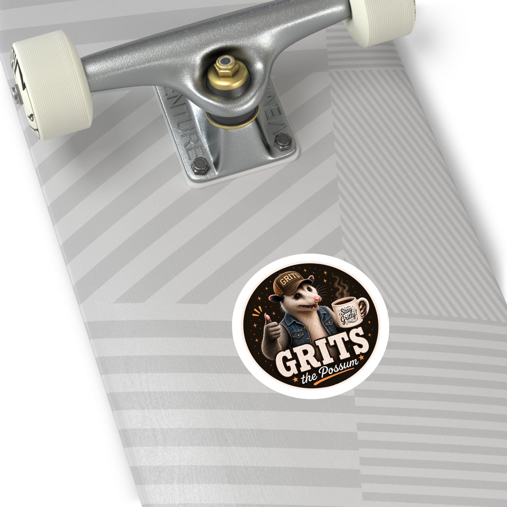 Grits w/ Stay Gritty Mug! Round Sticker