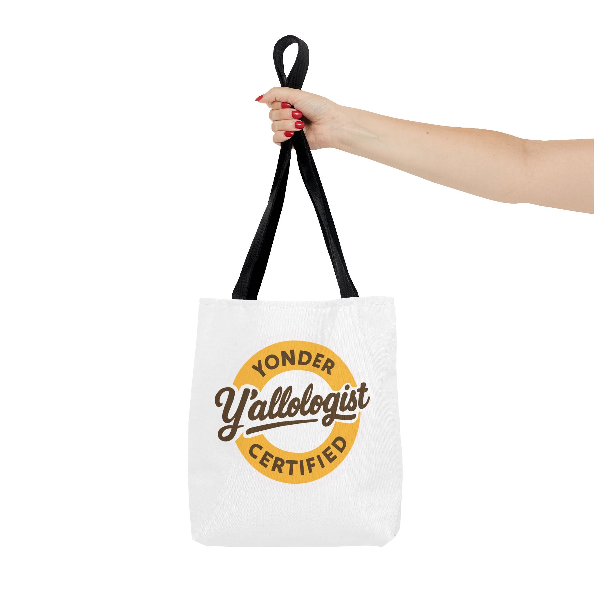 Y'allologist Round Logo Cotton Tote