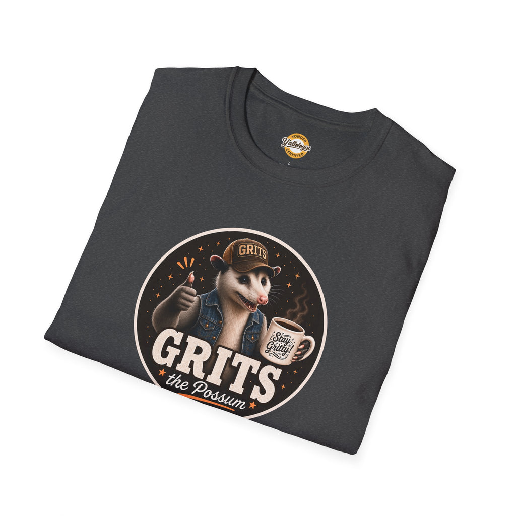Grits the Possum with Stay Gritty! Mug Unisex T-Shirt