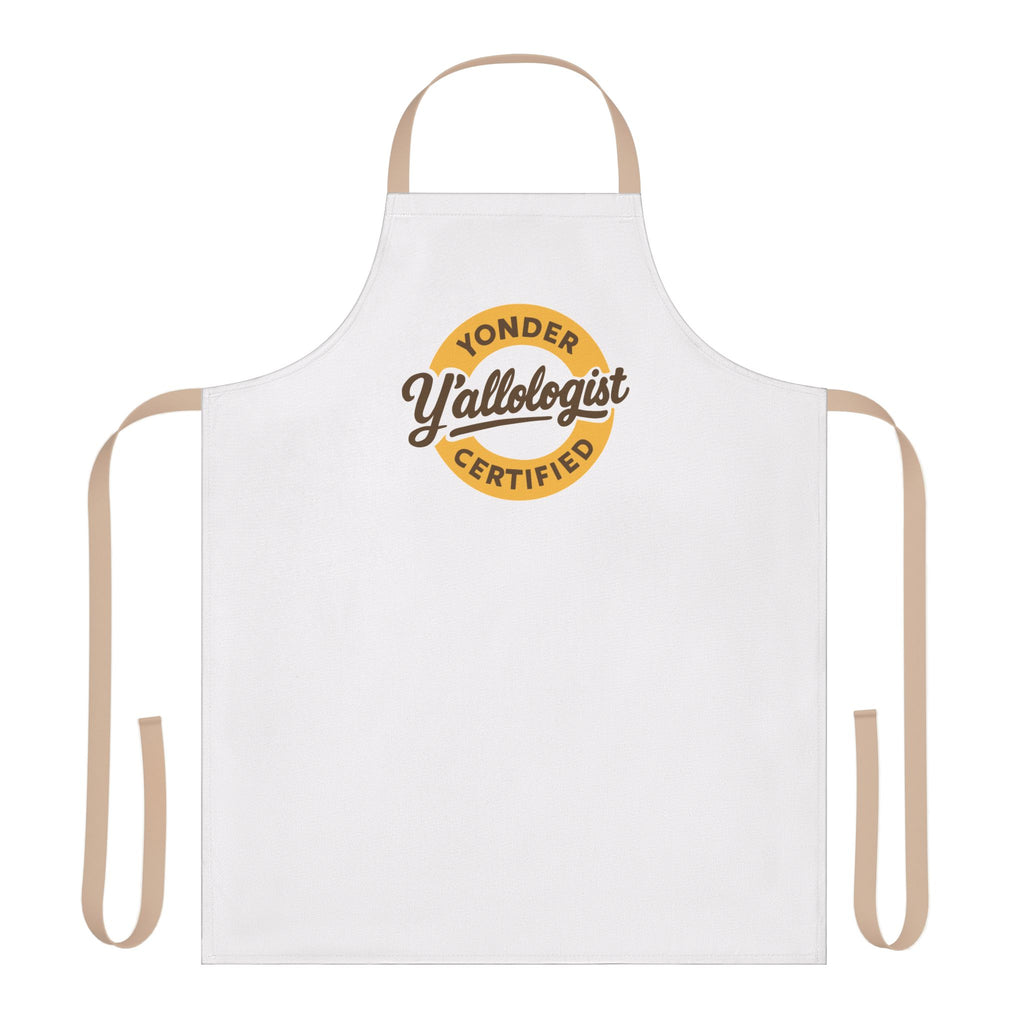 Y'allologist Round Logo Apron