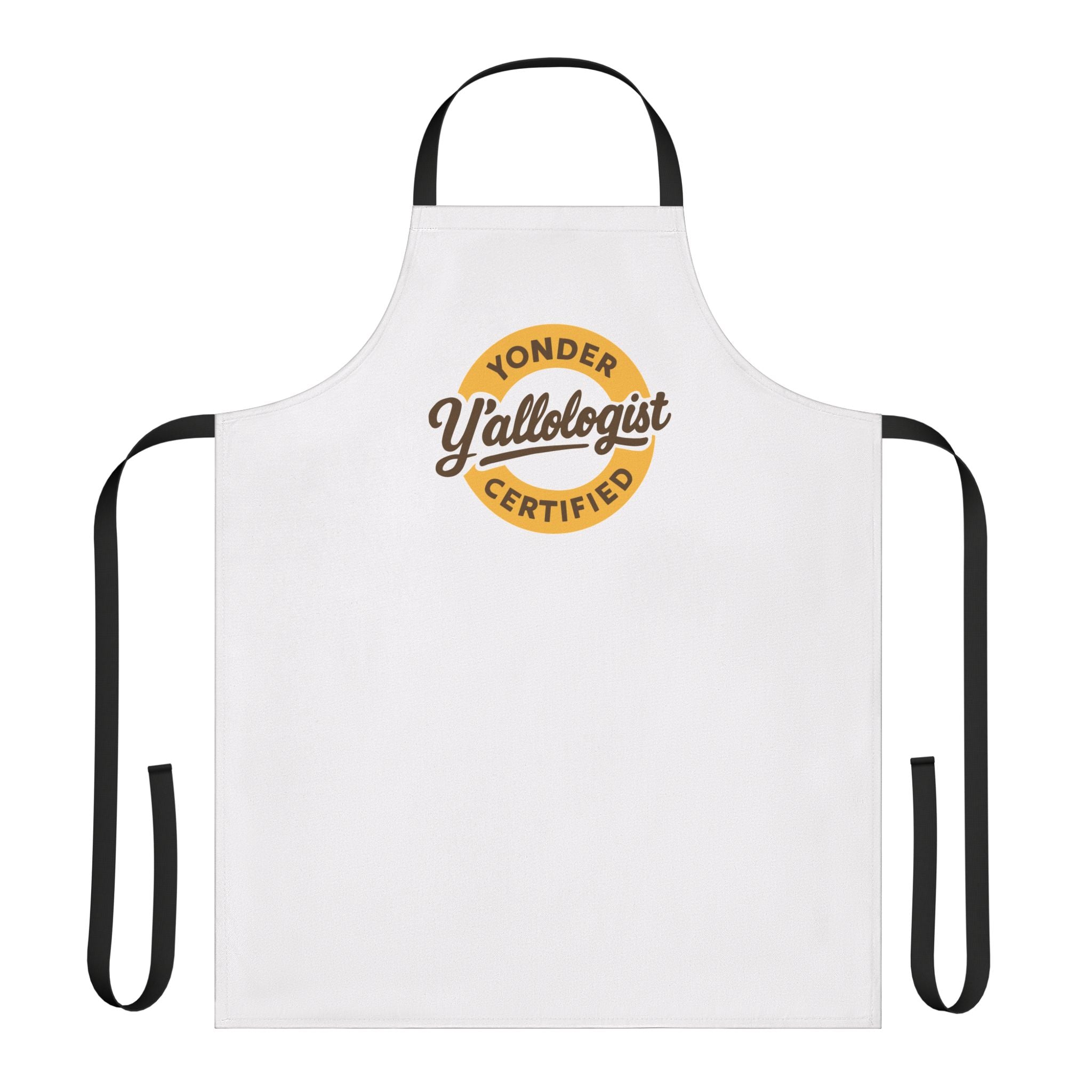 Y'allologist Round Logo Apron