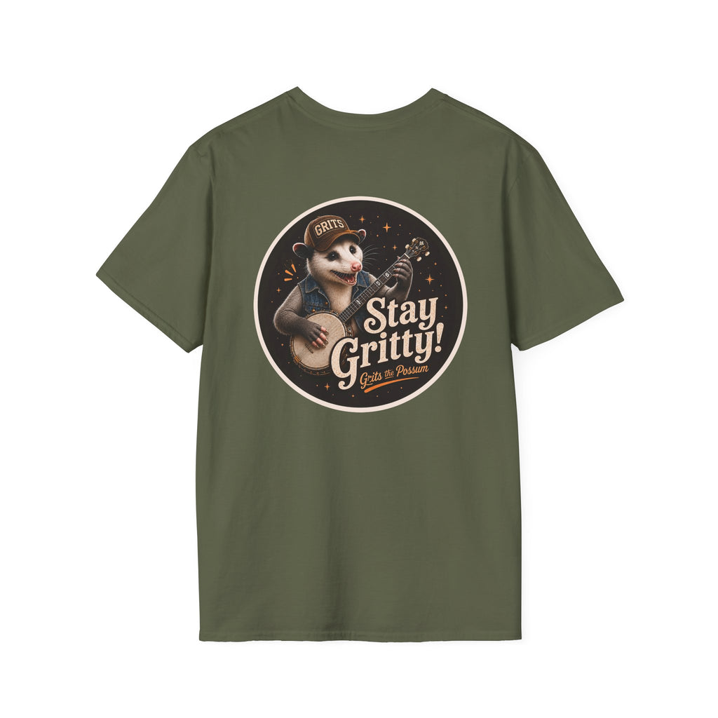 Y'allologist Front/ Stay Gritty! Grits Back Unisex T-Shirt