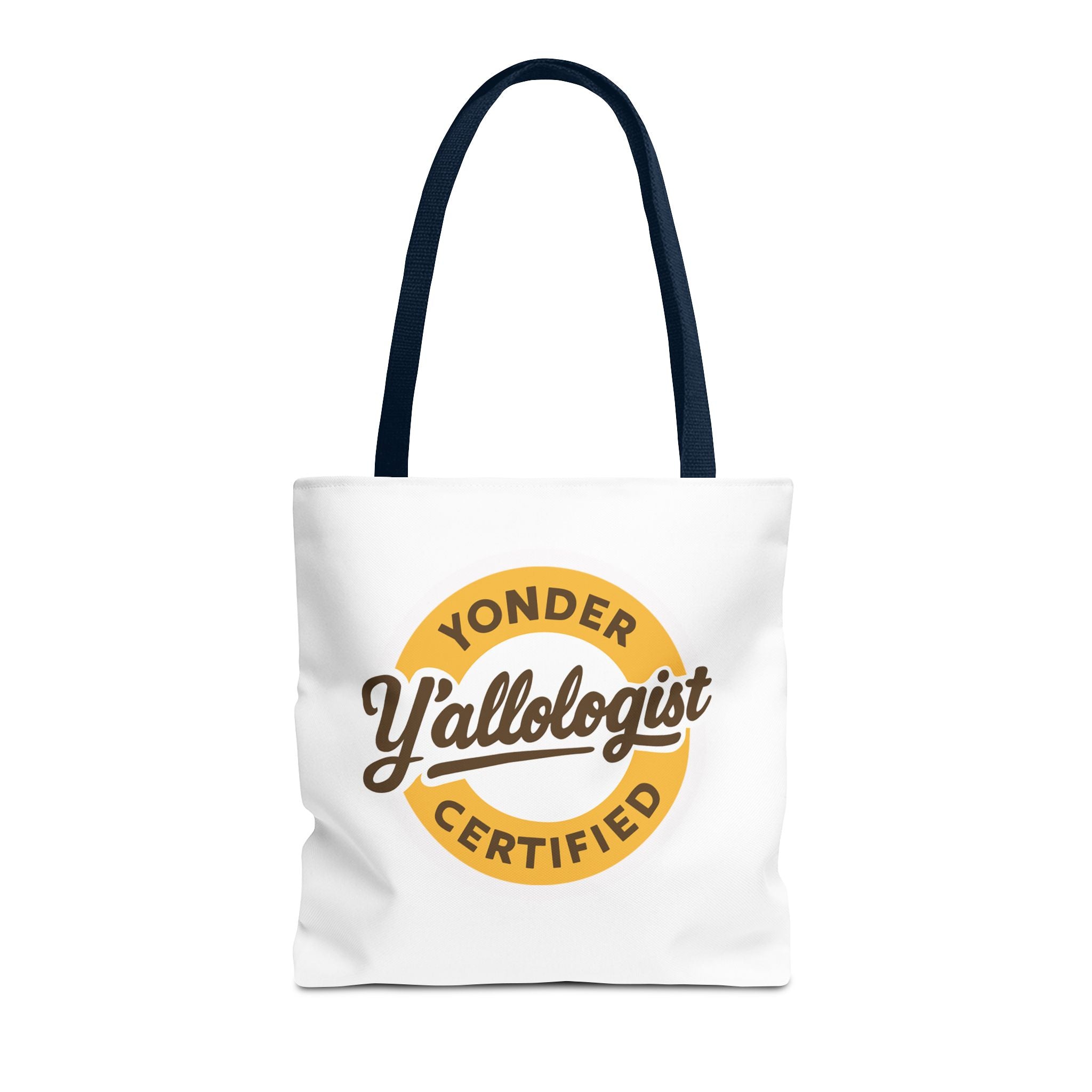 Y'allologist Round Logo Cotton Tote