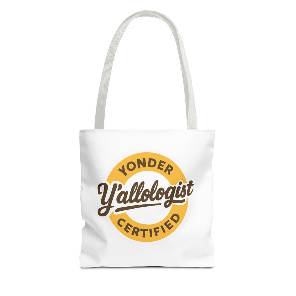 Y'allologist Round Logo Cotton Tote
