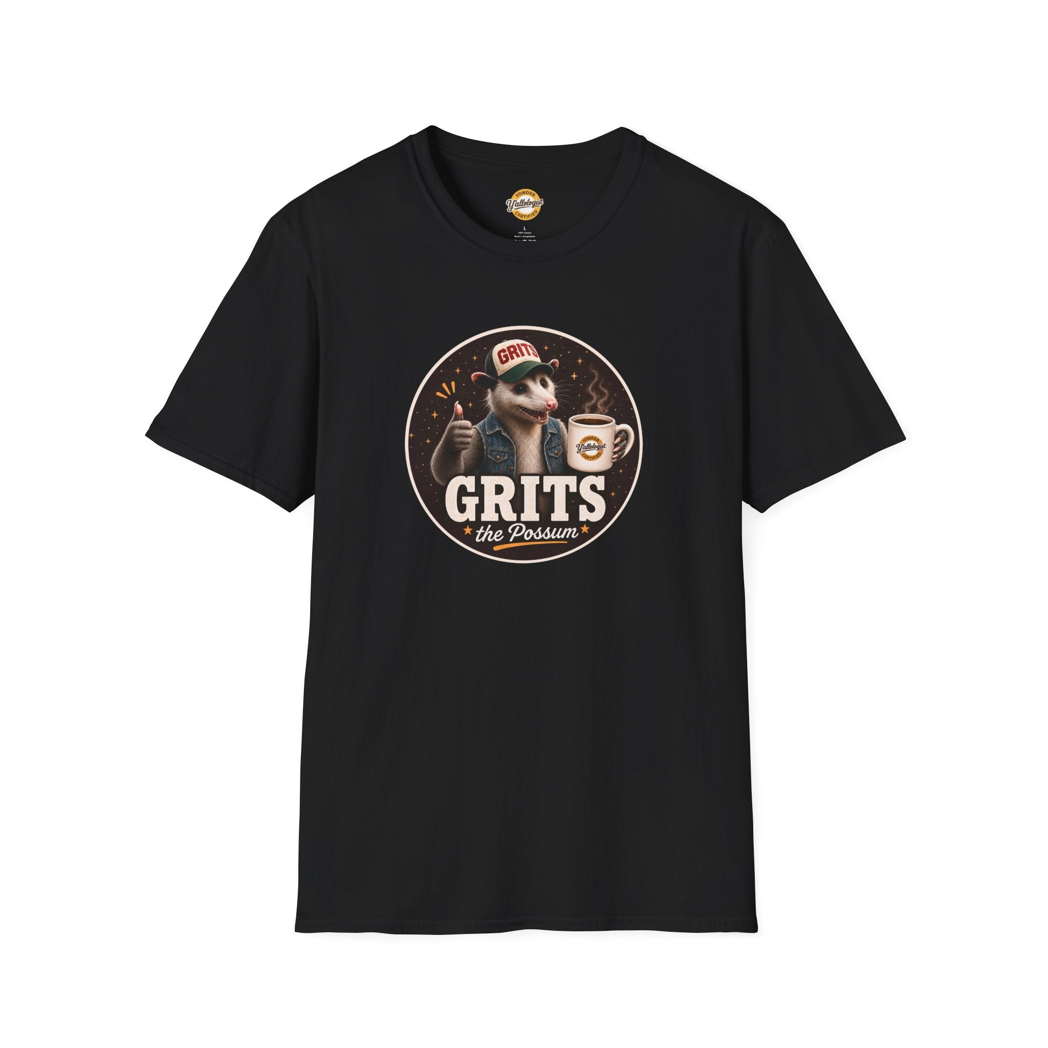 Grits the Possum with Y'allologist Mug Unisex T-Shirt
