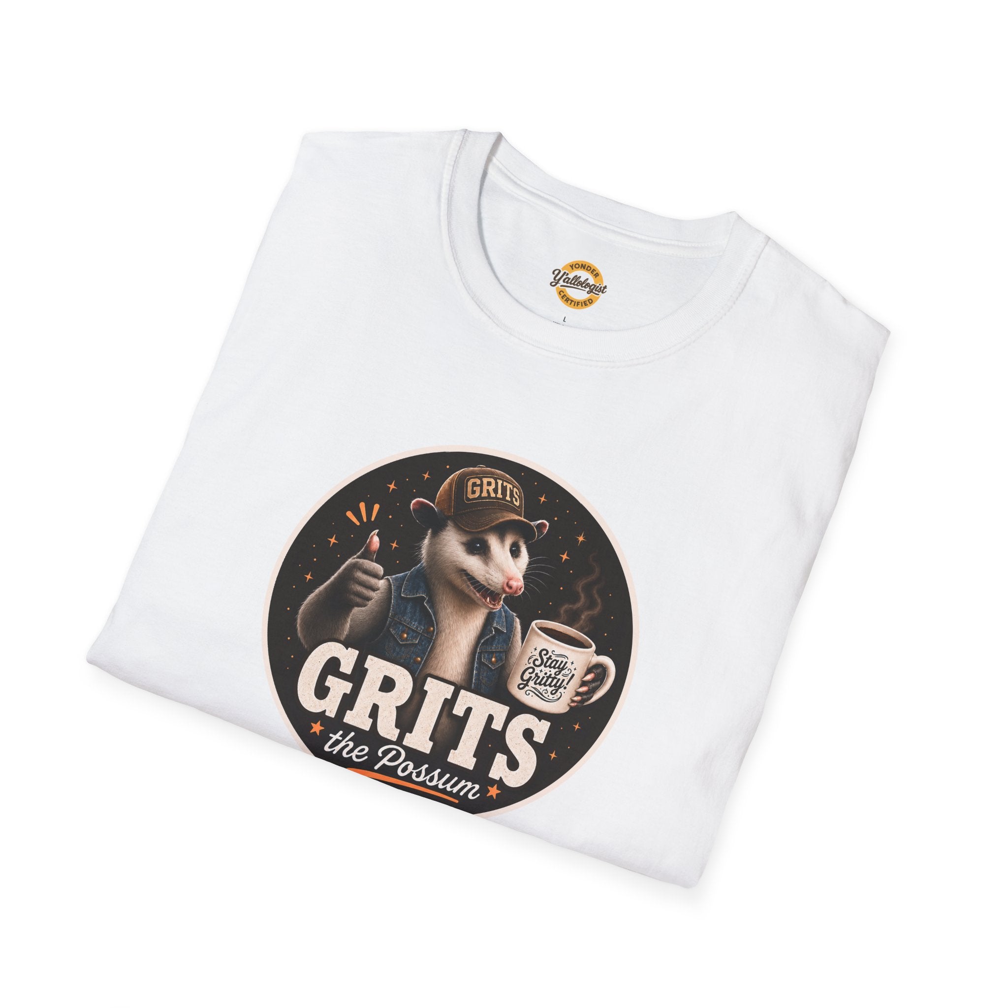Grits the Possum with Stay Gritty! Mug Unisex T-Shirt