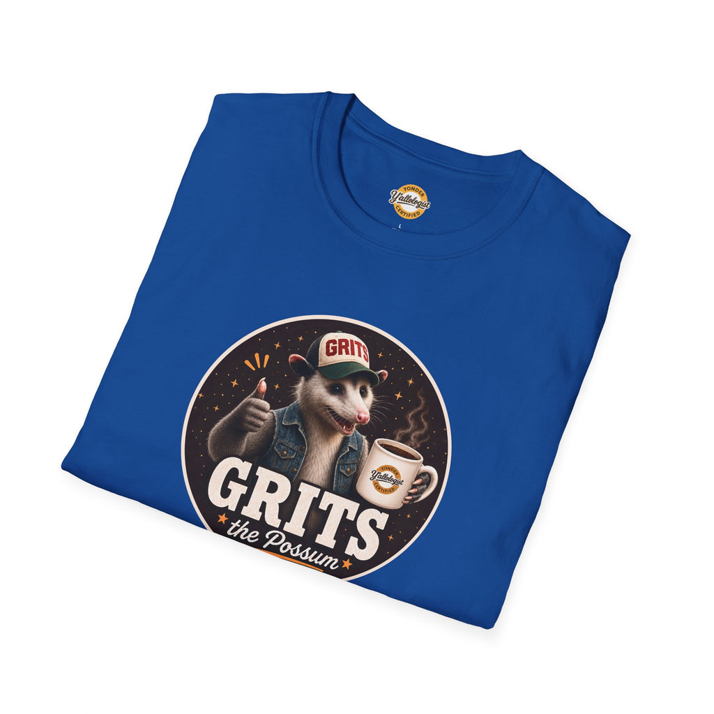 Grits the Possum with Y'allologist Mug Unisex T-Shirt