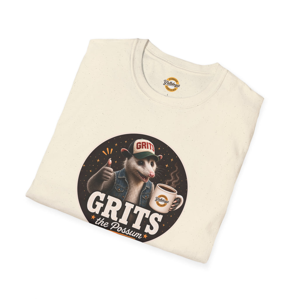 Grits the Possum with Y'allologist Mug Unisex T-Shirt