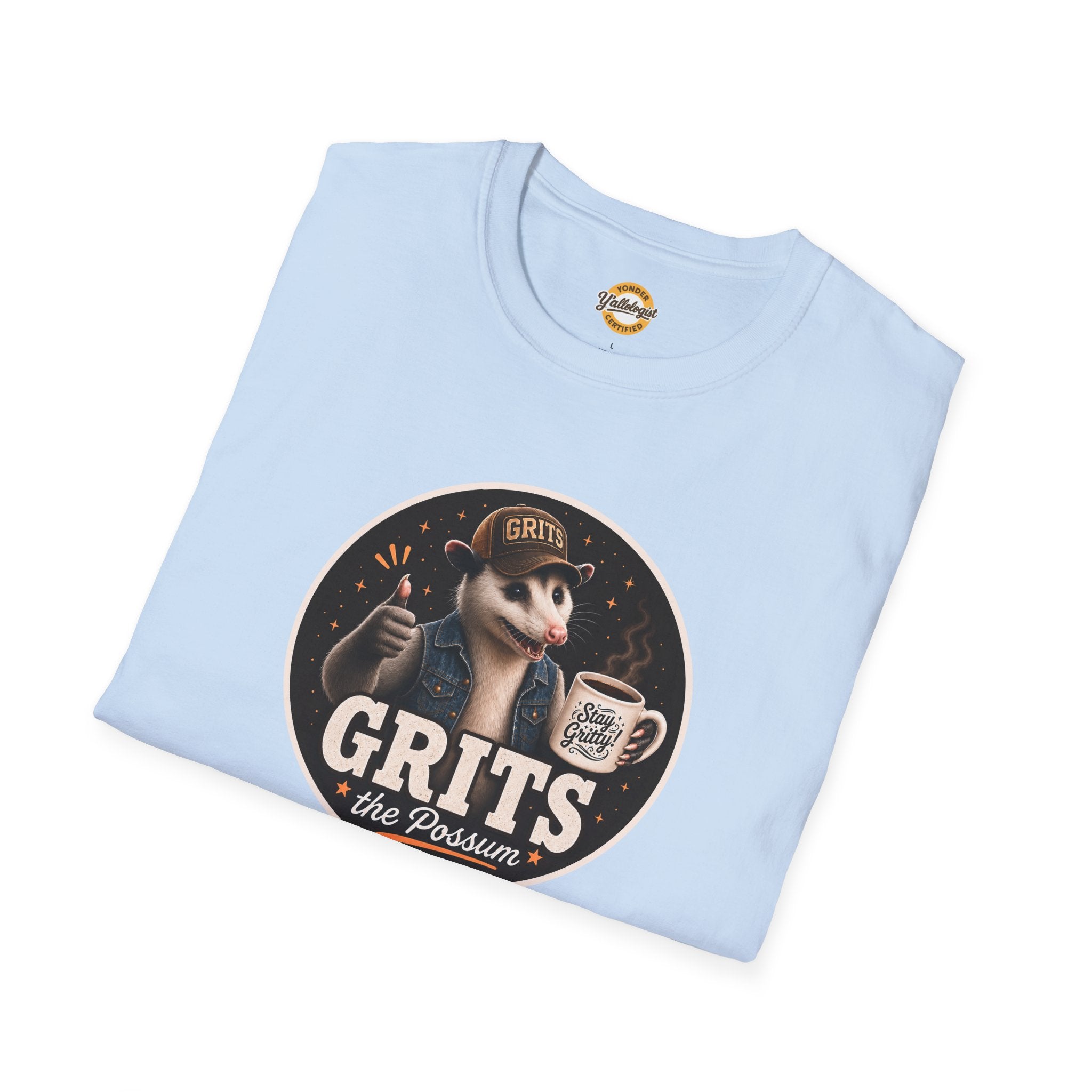 Grits the Possum with Stay Gritty! Mug Unisex T-Shirt