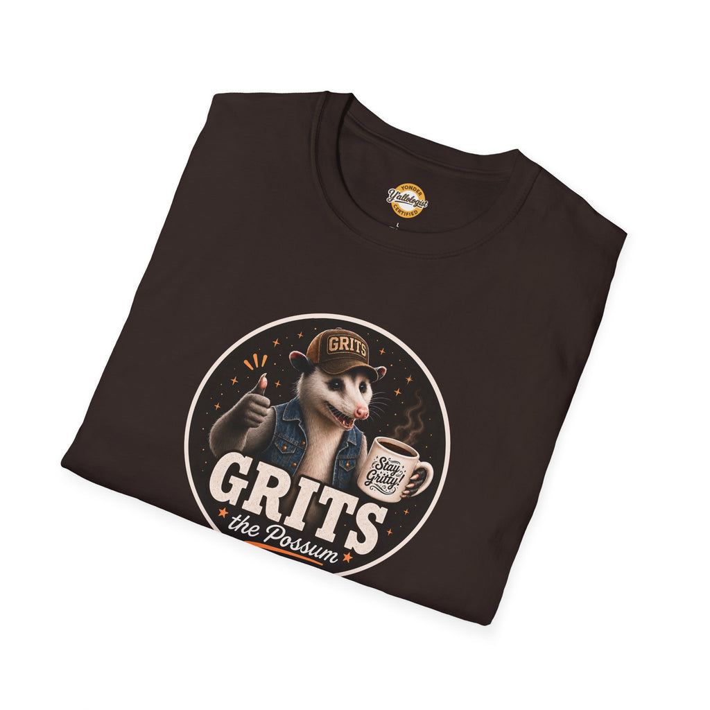 Grits the Possum with Stay Gritty! Mug Unisex T-Shirt