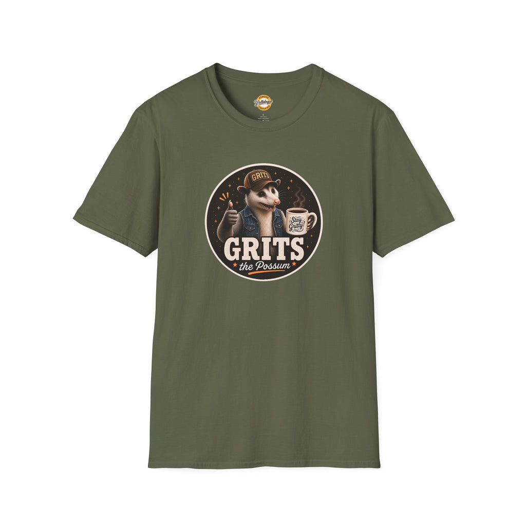 Grits the Possum with Stay Gritty! Mug Unisex T-Shirt