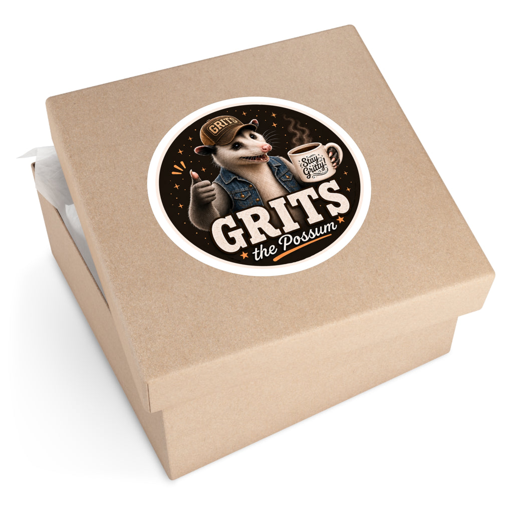 Grits w/ Stay Gritty Mug! Round Sticker