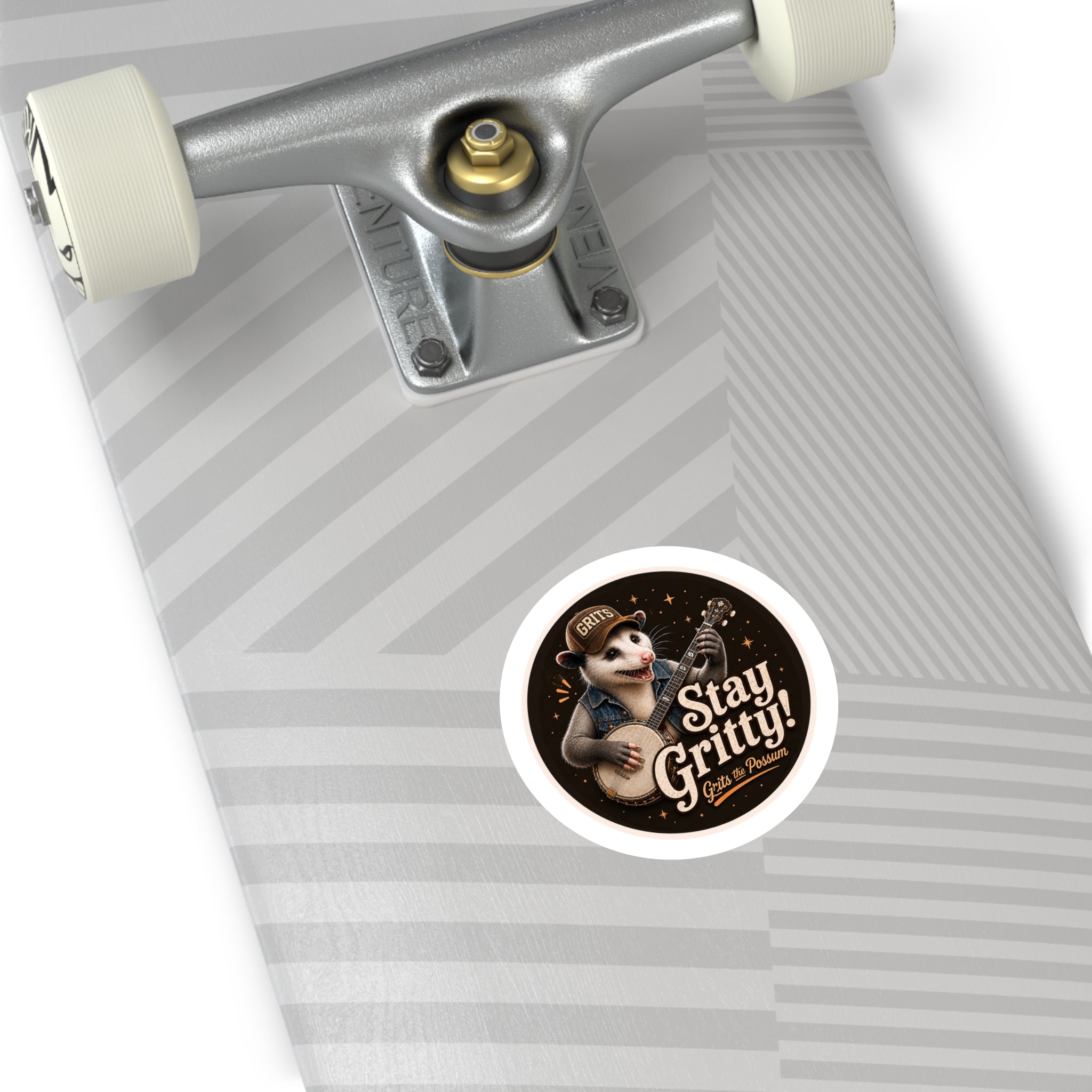 Grits & Stay Gritty! Certified Round Sticker