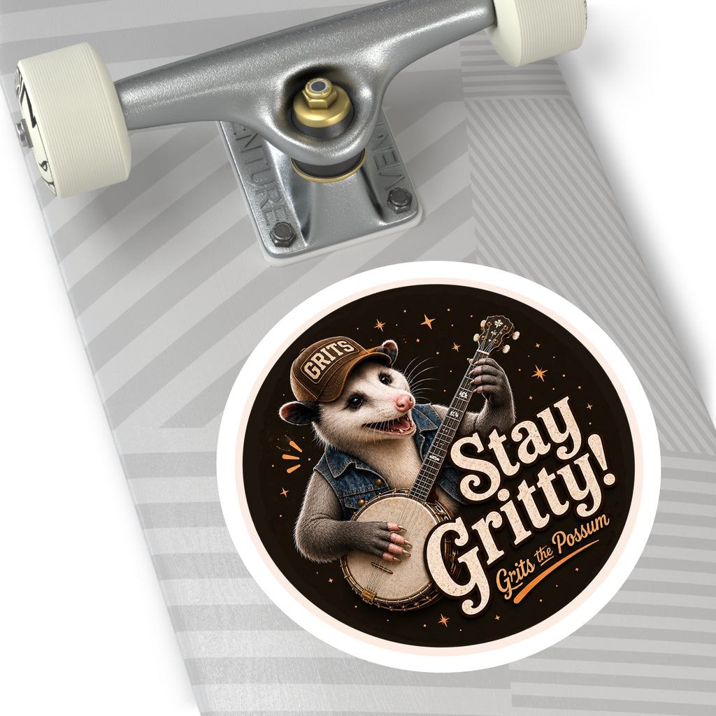 Grits & Stay Gritty! Certified Round Sticker