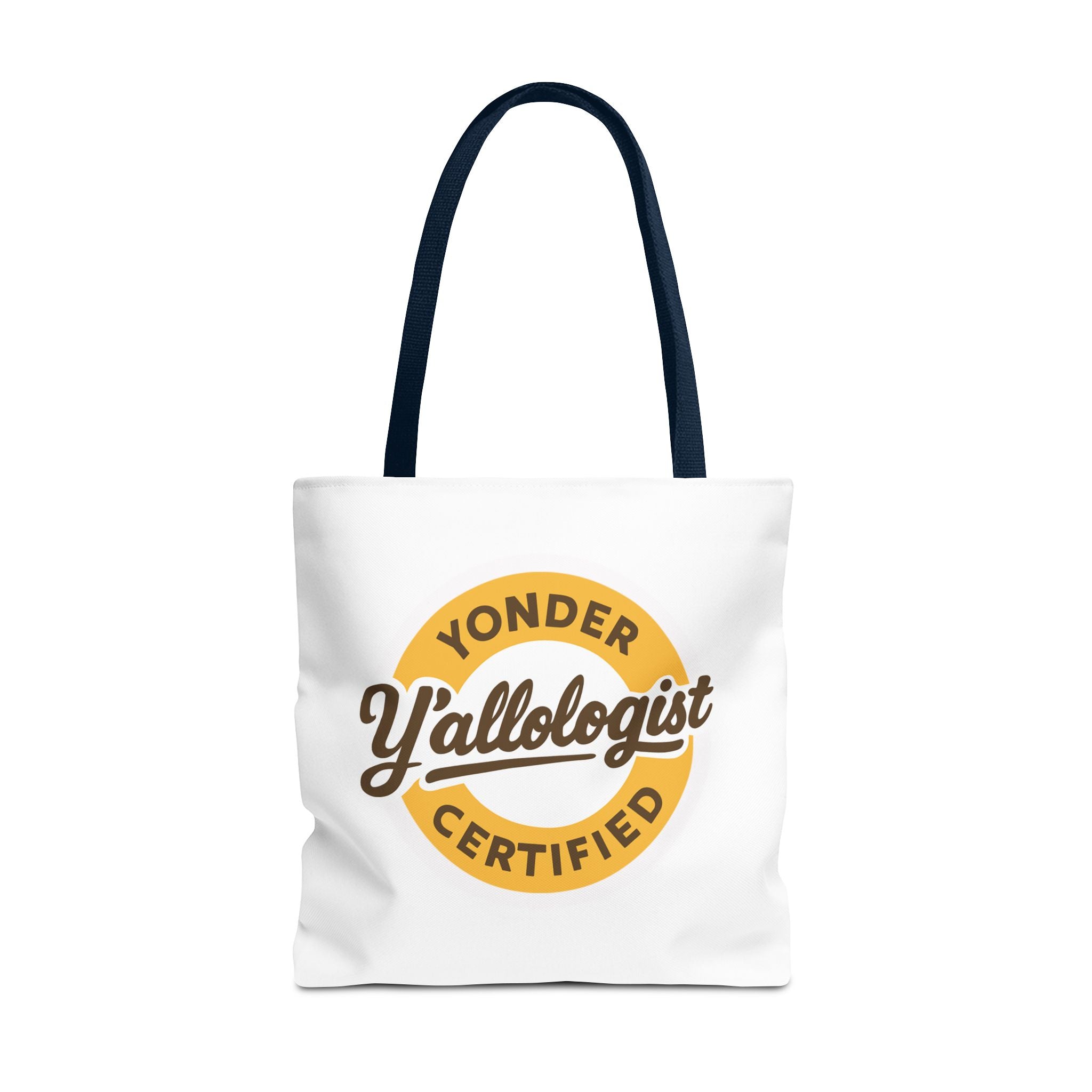 Y'allologist Round Logo Cotton Tote