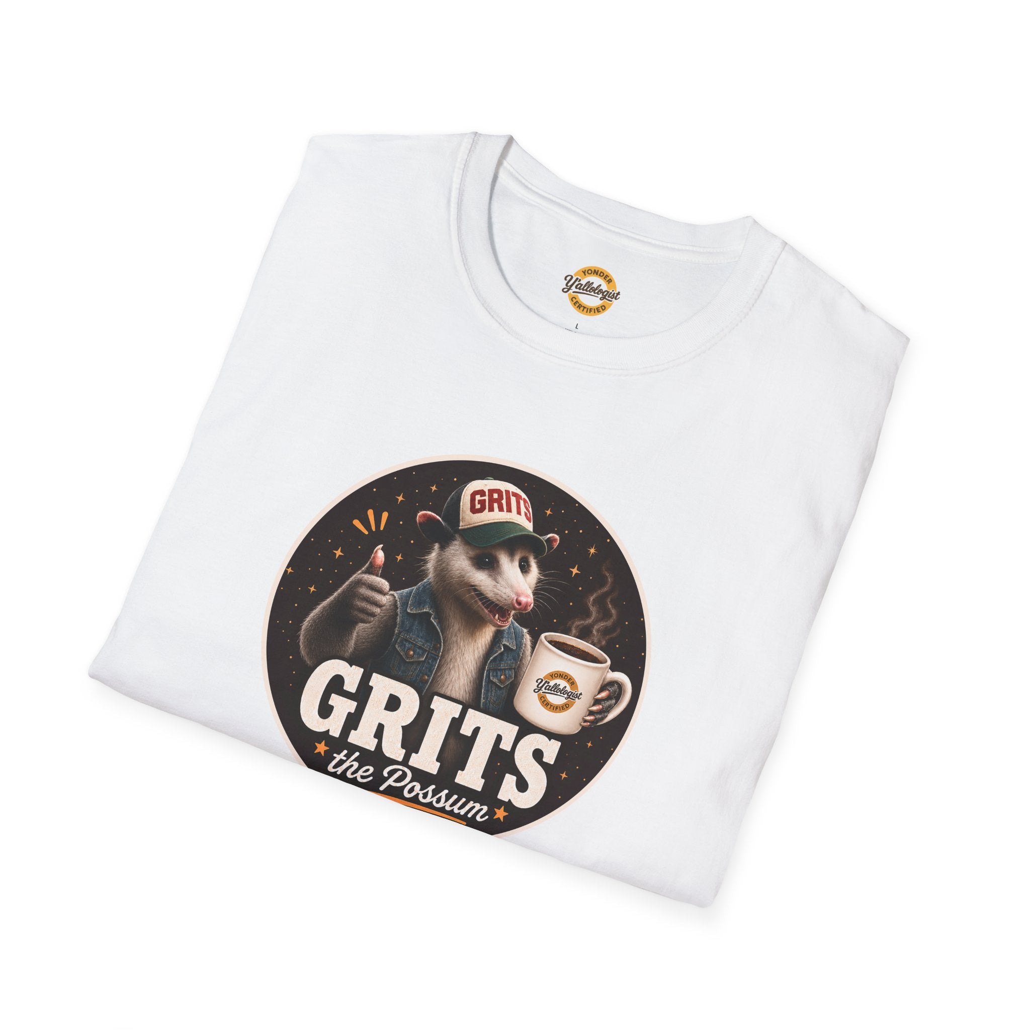 Grits the Possum with Y'allologist Mug Unisex T-Shirt