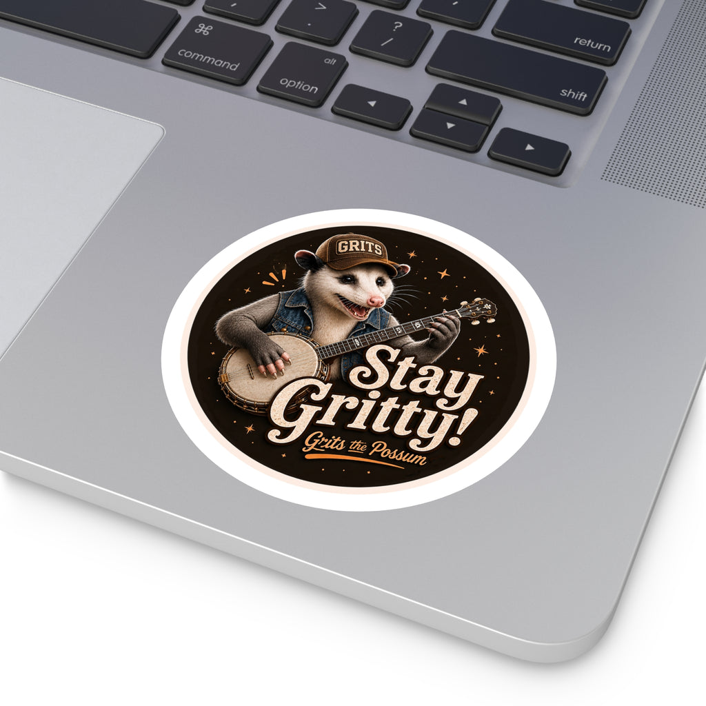 Grits & Stay Gritty! Certified Round Sticker