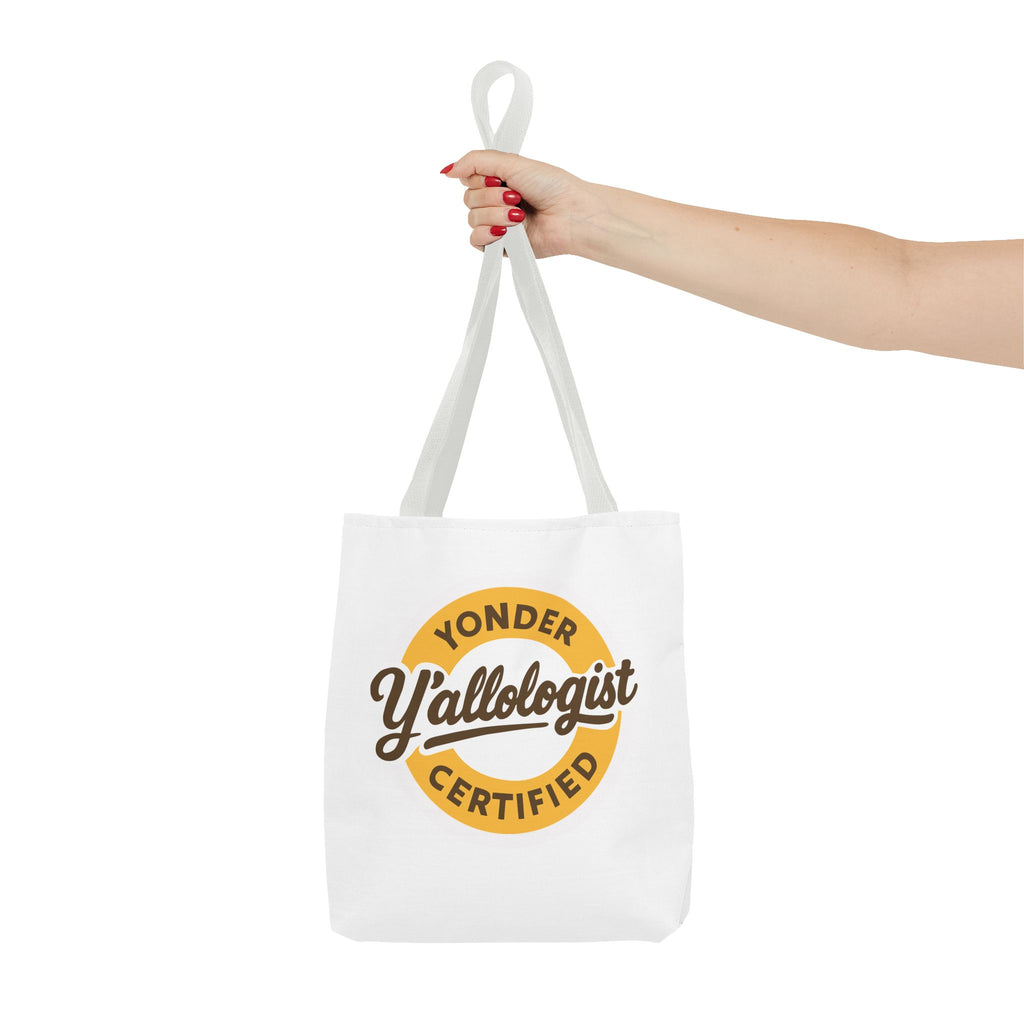 Y'allologist Round Logo Cotton Tote