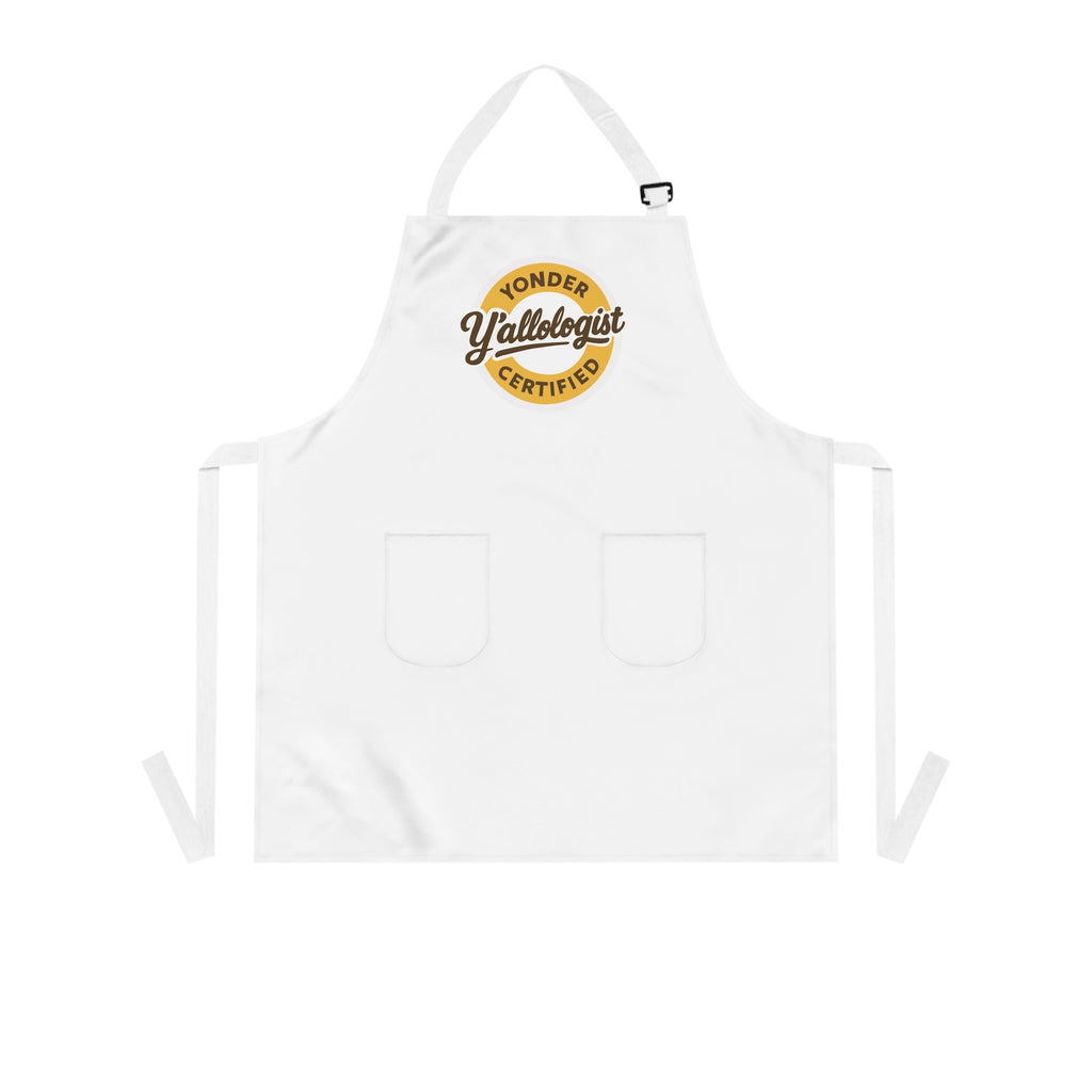 Y'allologist Round Logo Apron w/ pockets