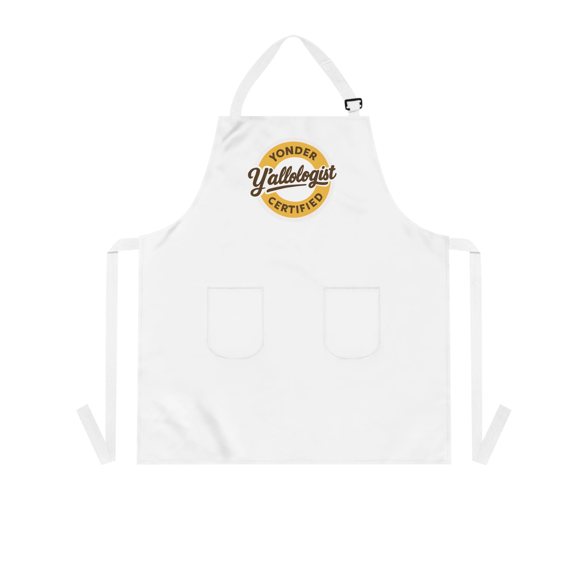 Y'allologist Round Logo Apron w/ pockets