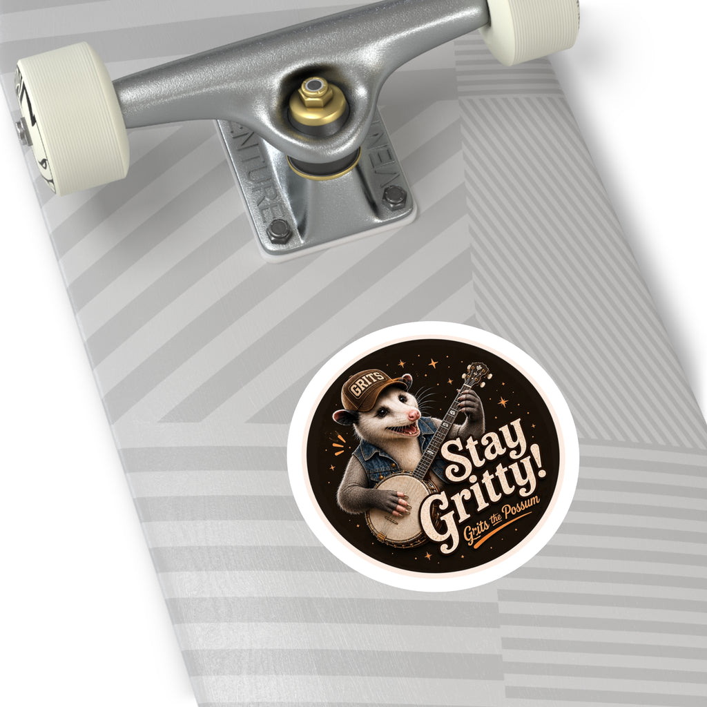 Grits & Stay Gritty! Certified Round Sticker