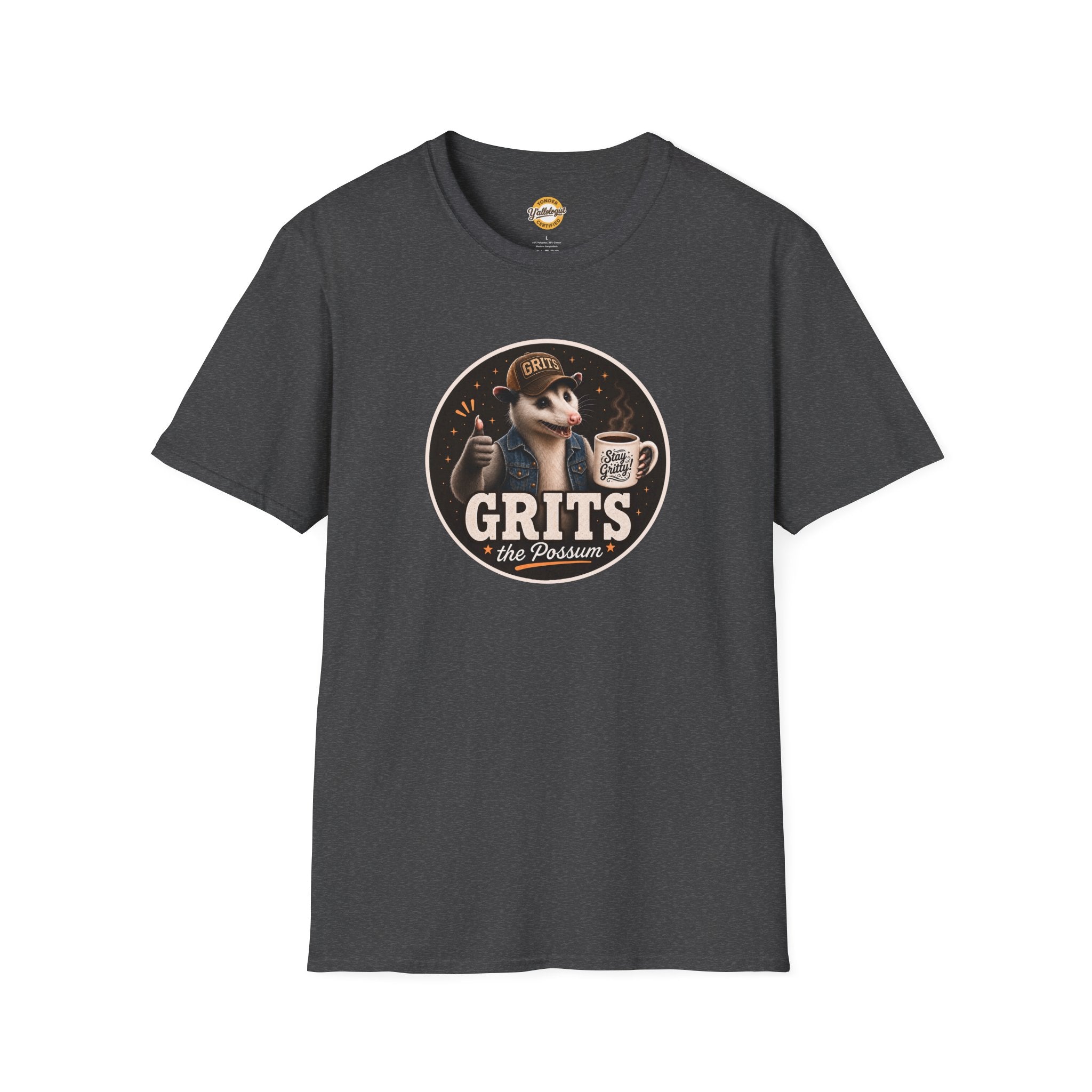 Grits the Possum with Stay Gritty! Mug Unisex T-Shirt