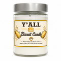 Y'all Biscuit Candle in Jar, 9oz