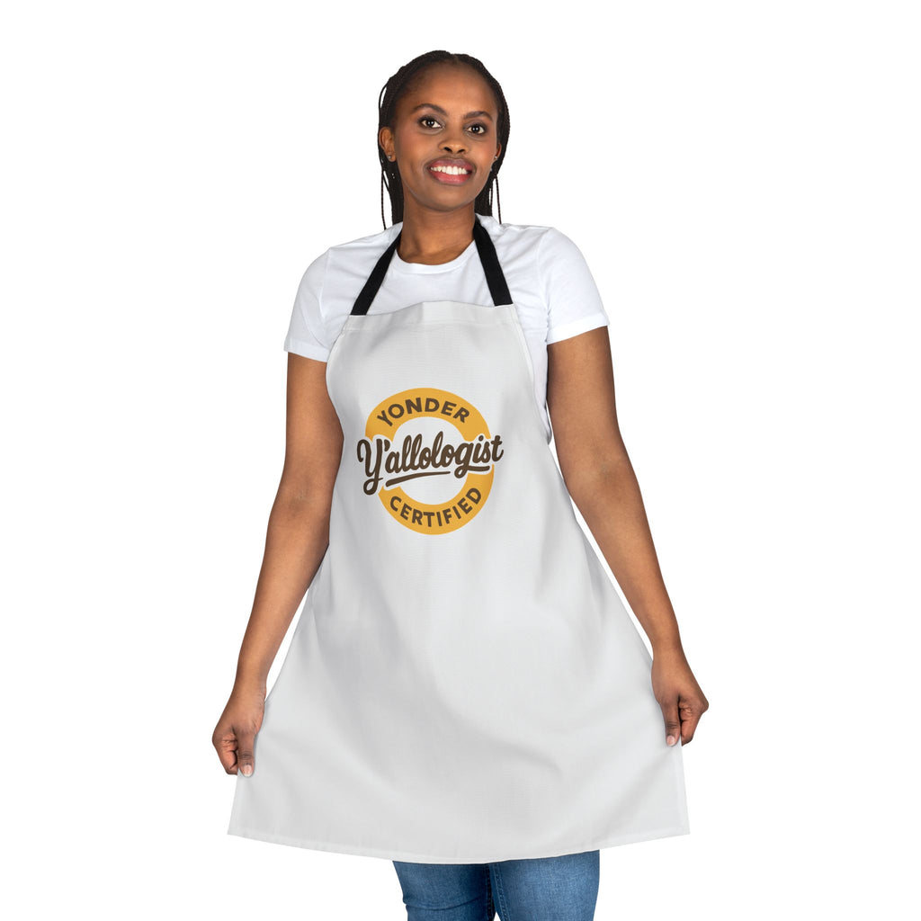 Y'allologist Round Logo Apron