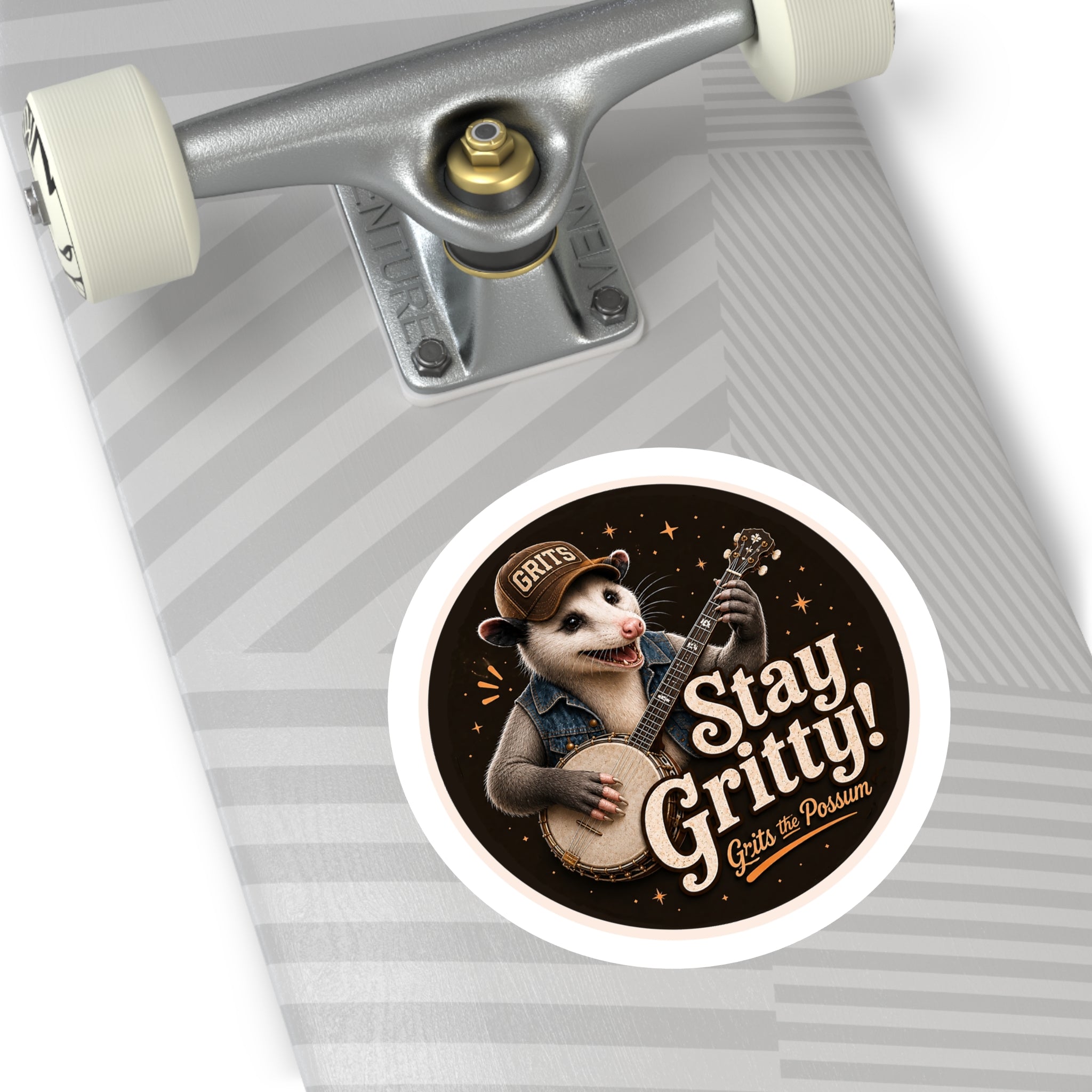 Grits & Stay Gritty! Certified Round Sticker