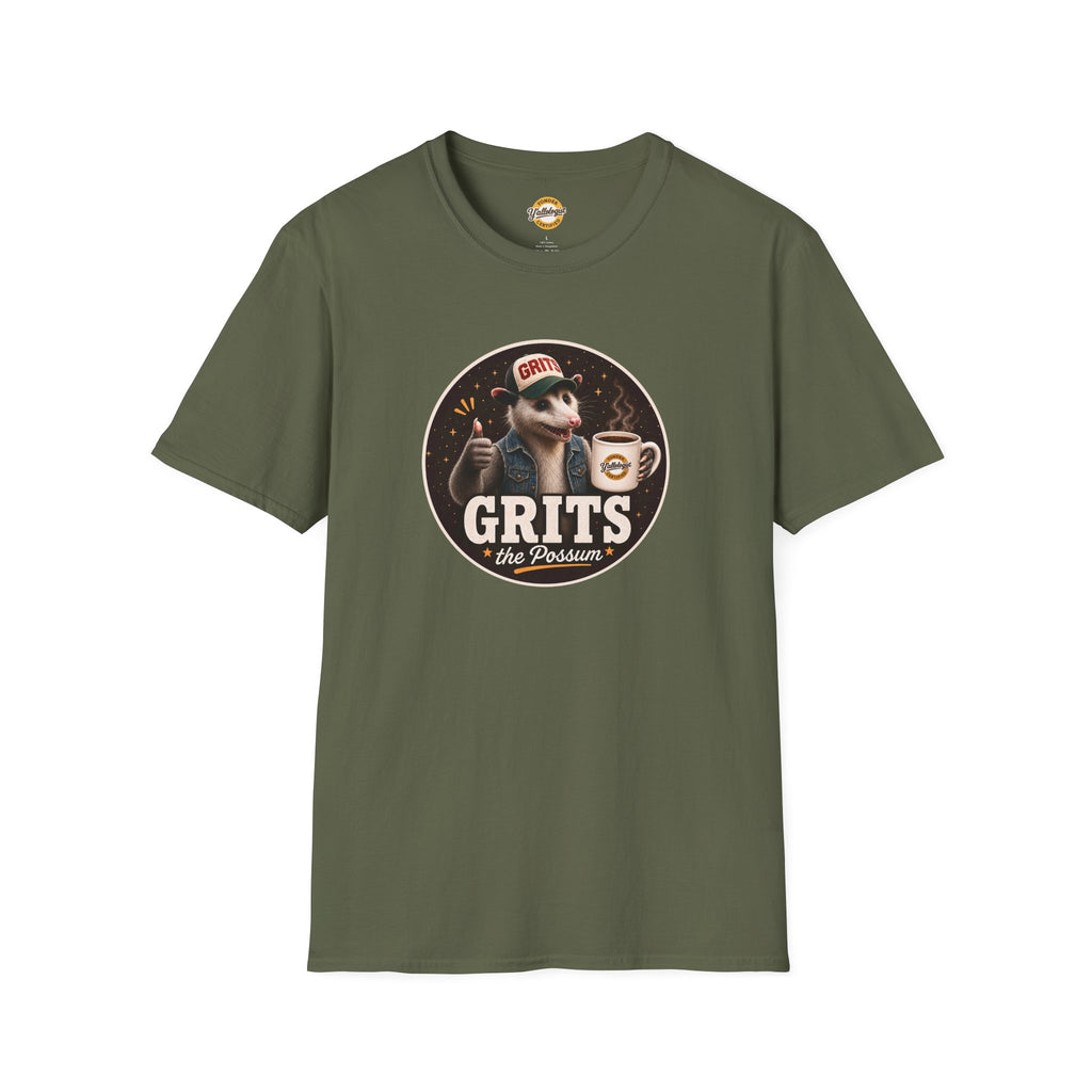 Grits the Possum with Y'allologist Mug Unisex T-Shirt