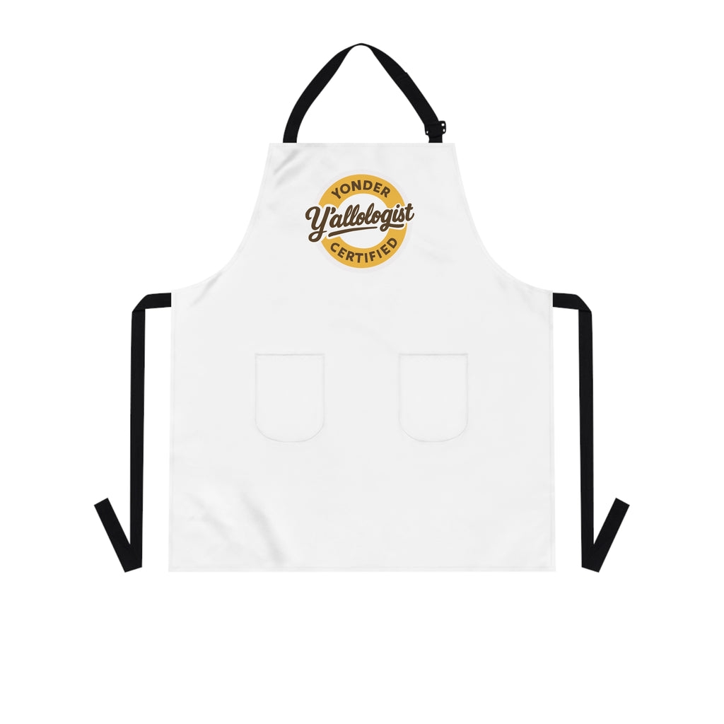 Y'allologist Round Logo Apron w/ pockets