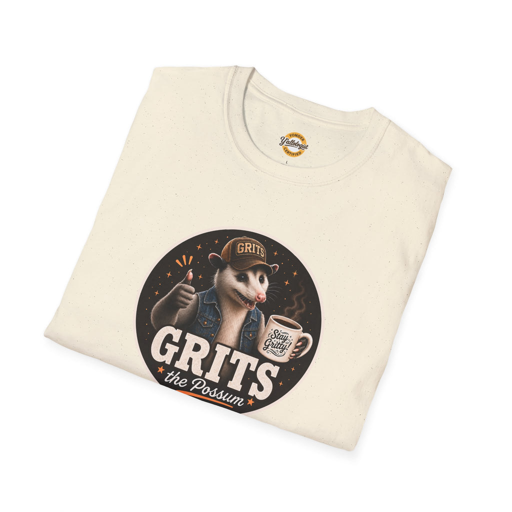 Grits the Possum with Stay Gritty! Mug Unisex T-Shirt
