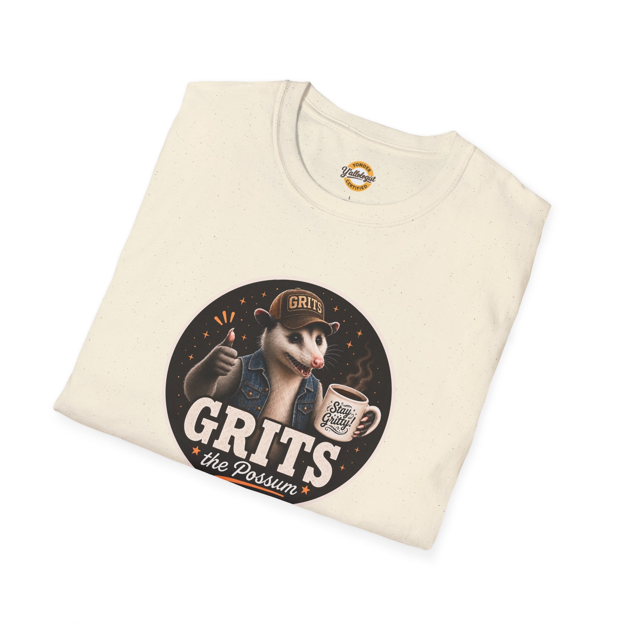 Grits the Possum with Stay Gritty! Mug Unisex T-Shirt