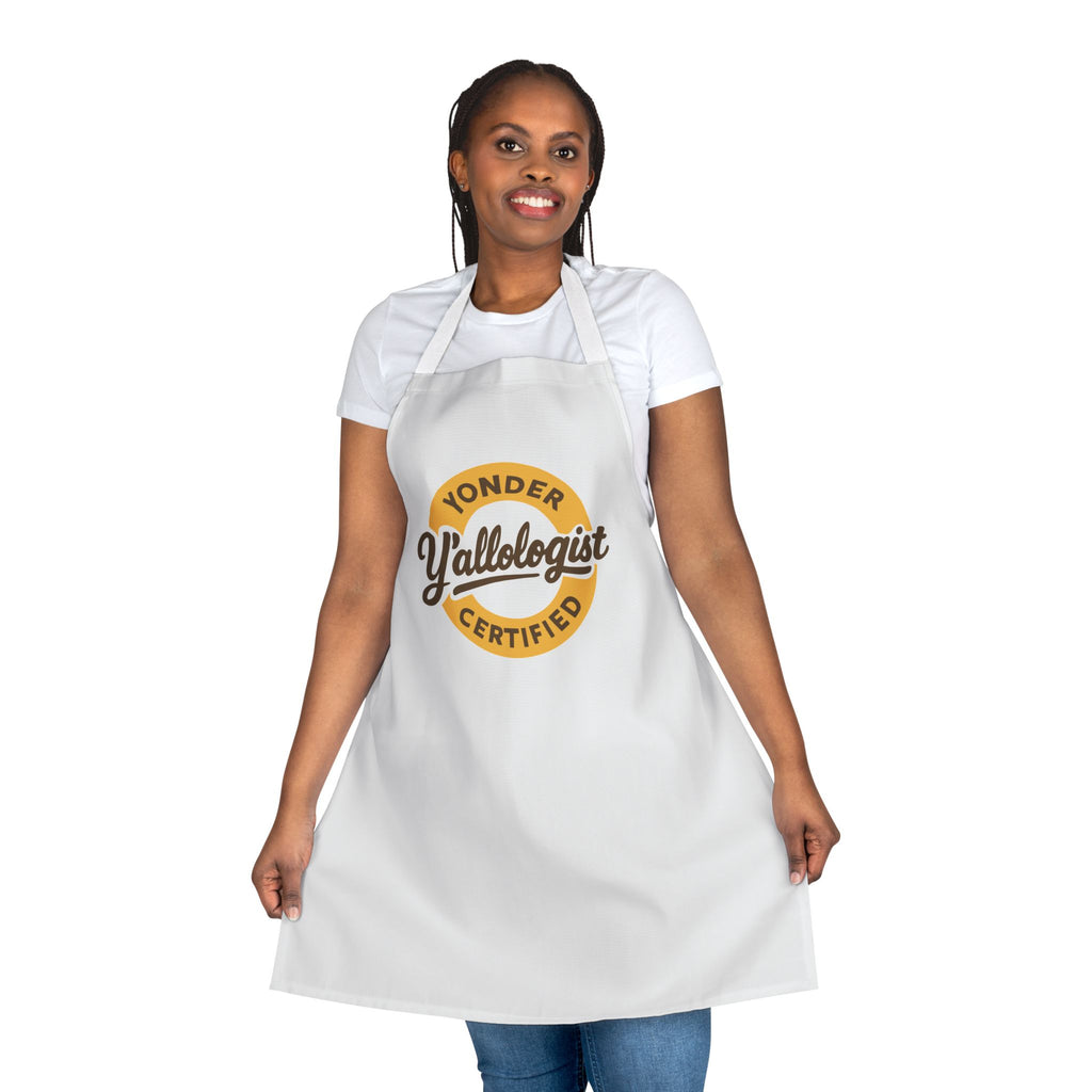 Y'allologist Round Logo Apron