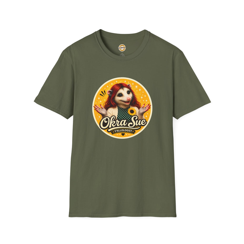 Okra Sue Unisex Softstyle T-Shirt