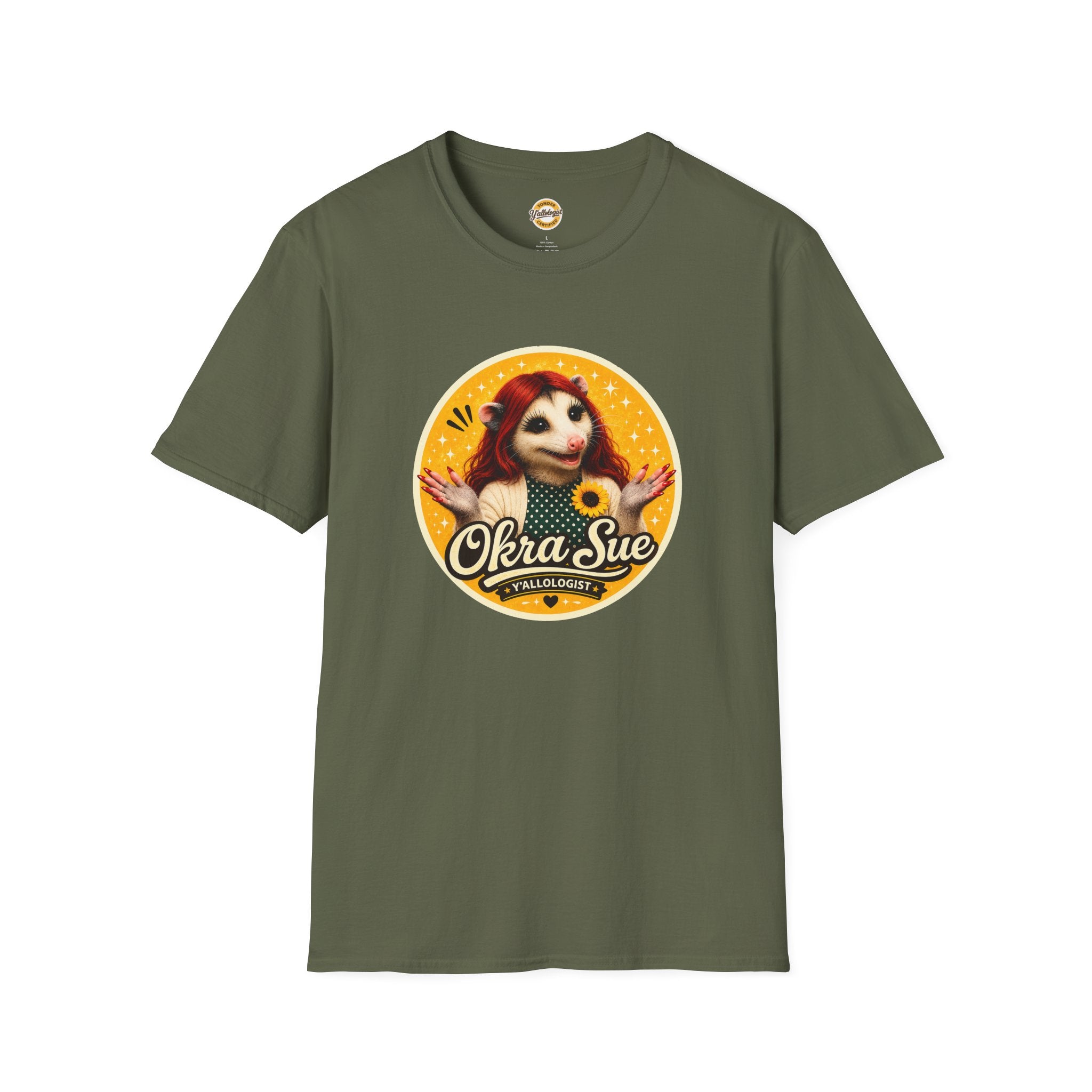 Okra Sue Unisex Softstyle T-Shirt