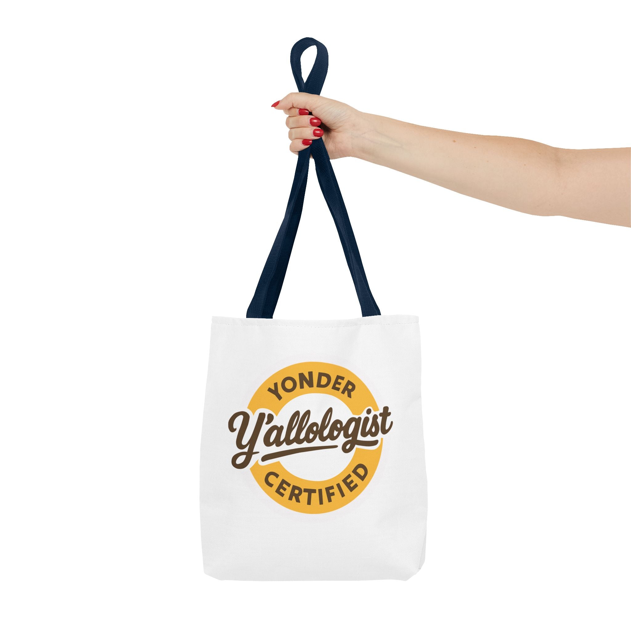 Y'allologist Round Logo Cotton Tote