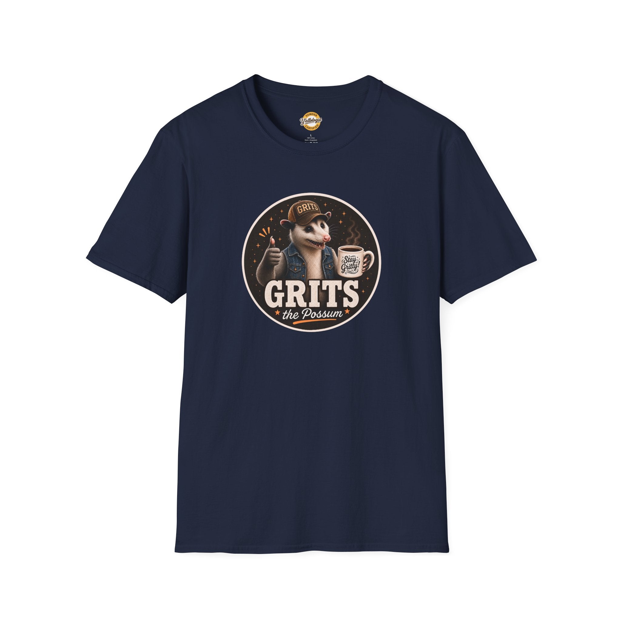 Grits the Possum with Stay Gritty! Mug Unisex T-Shirt
