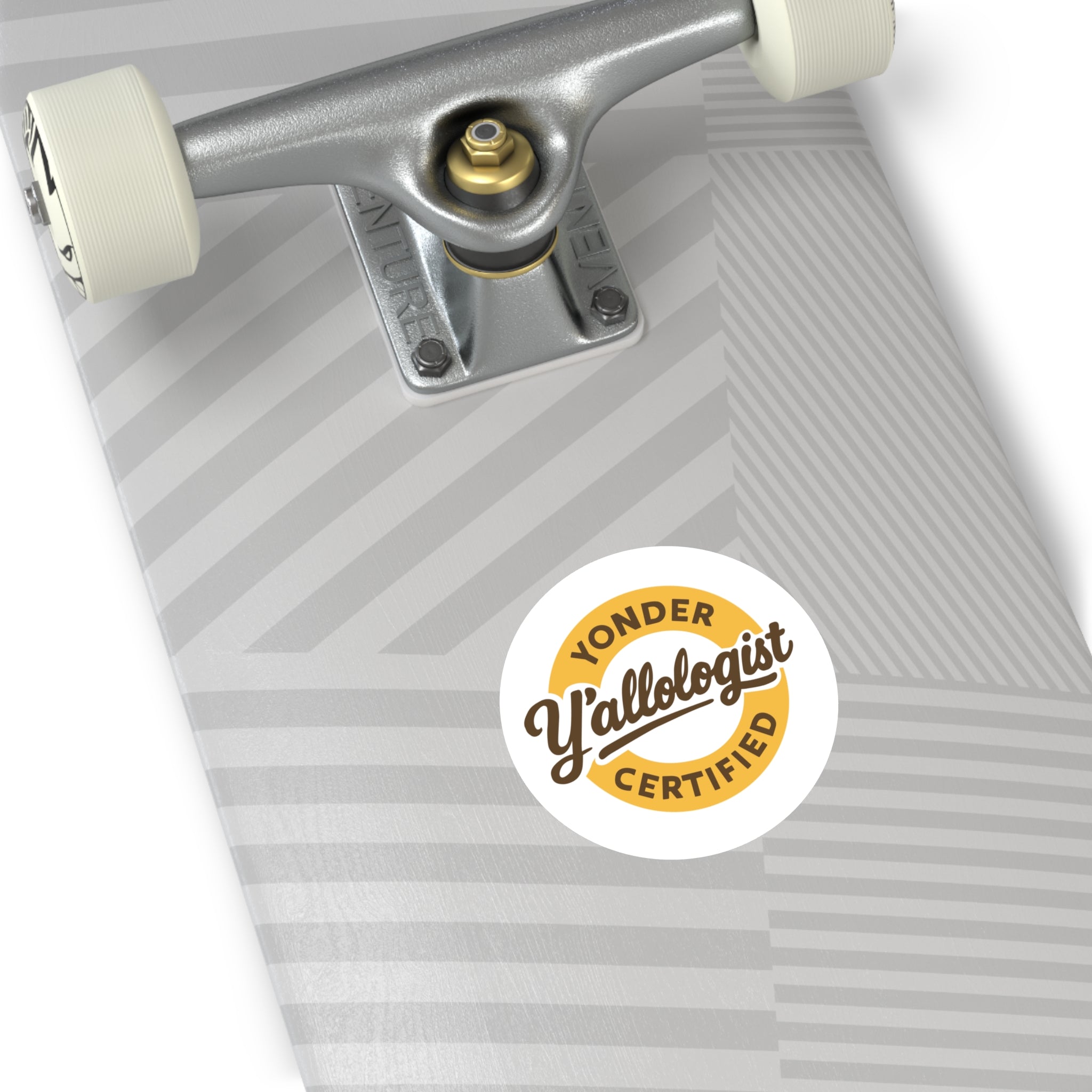 Y'allologist Yonder Certified Round Sticker