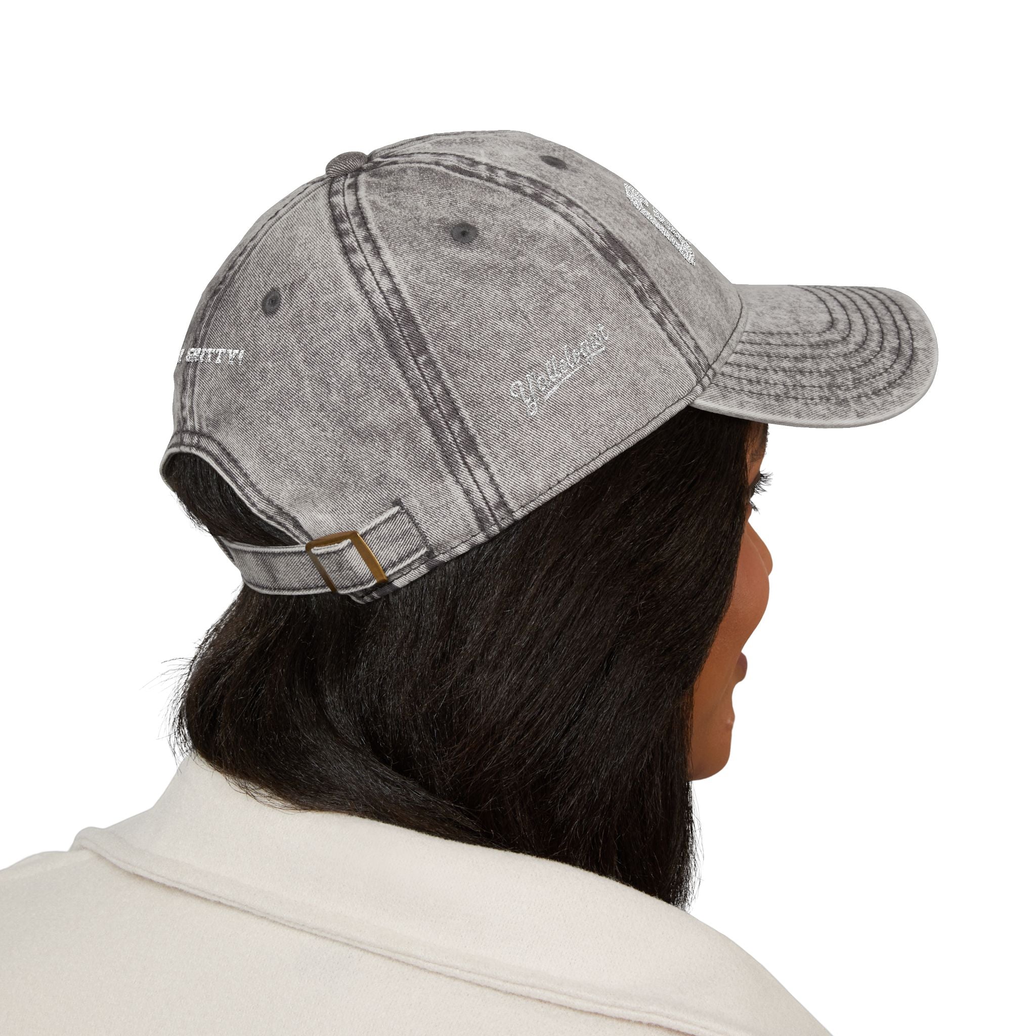 Vintage Embroidered 'GRITS' Distressed Cap