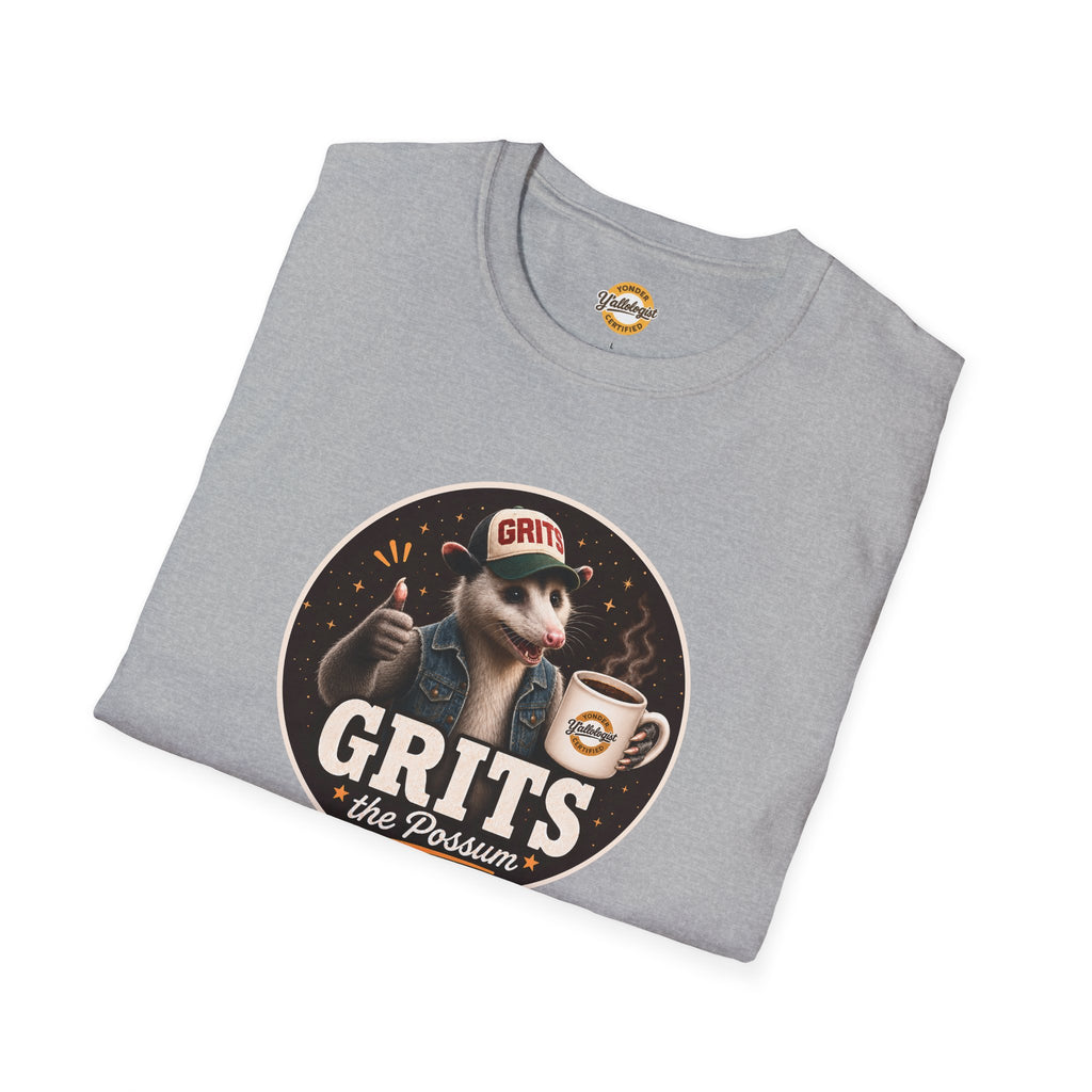 Grits the Possum with Y'allologist Mug Unisex T-Shirt