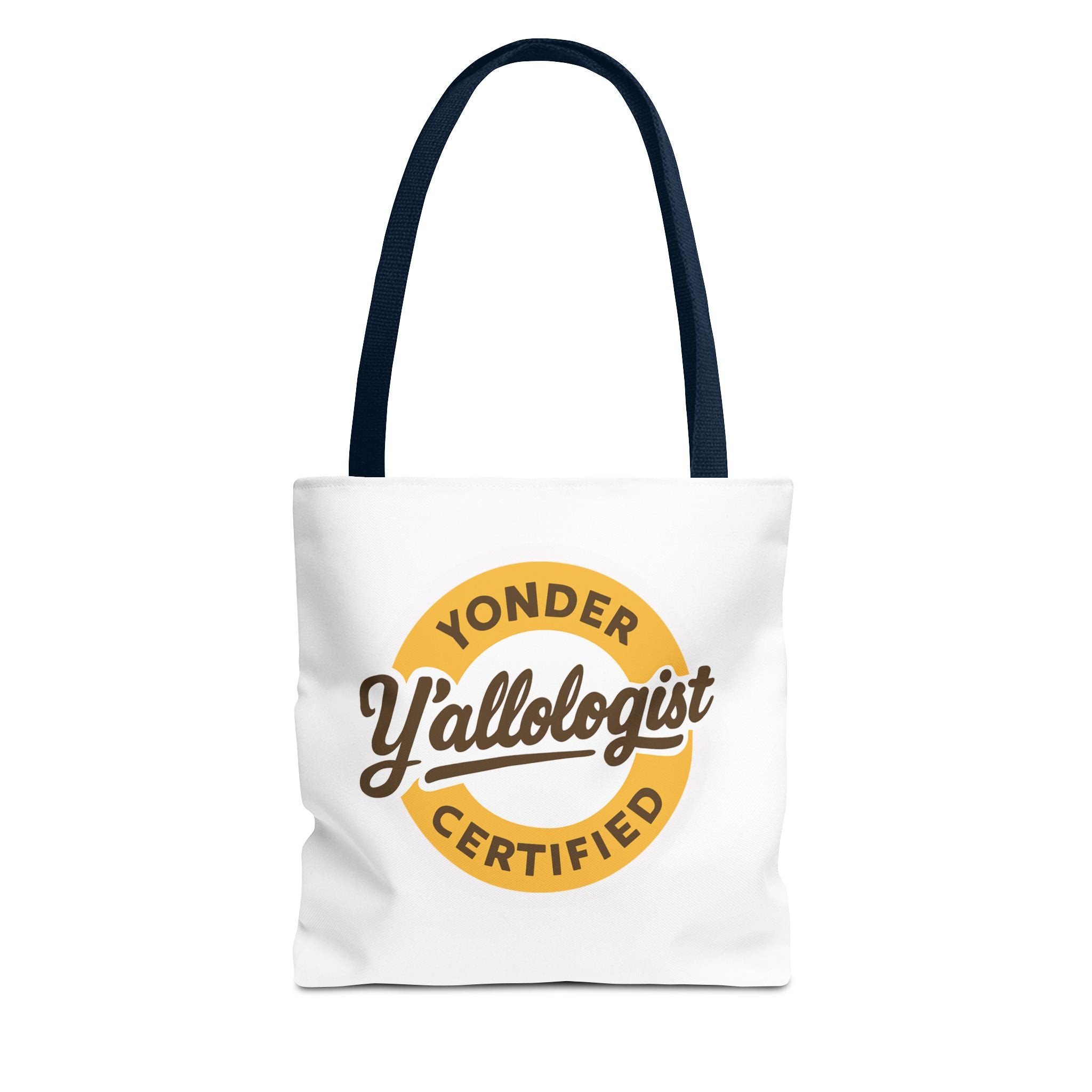 Y'allologist Round Logo Cotton Tote
