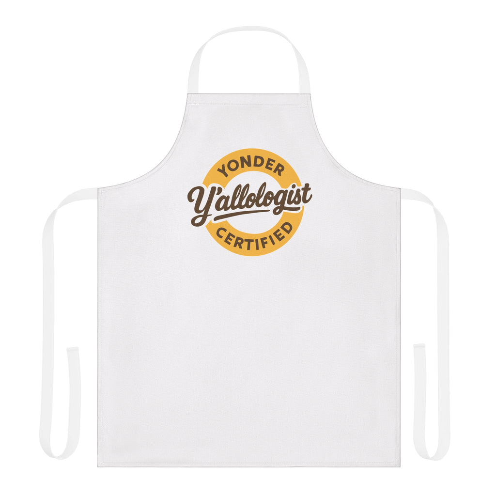Y'allologist Round Logo Apron