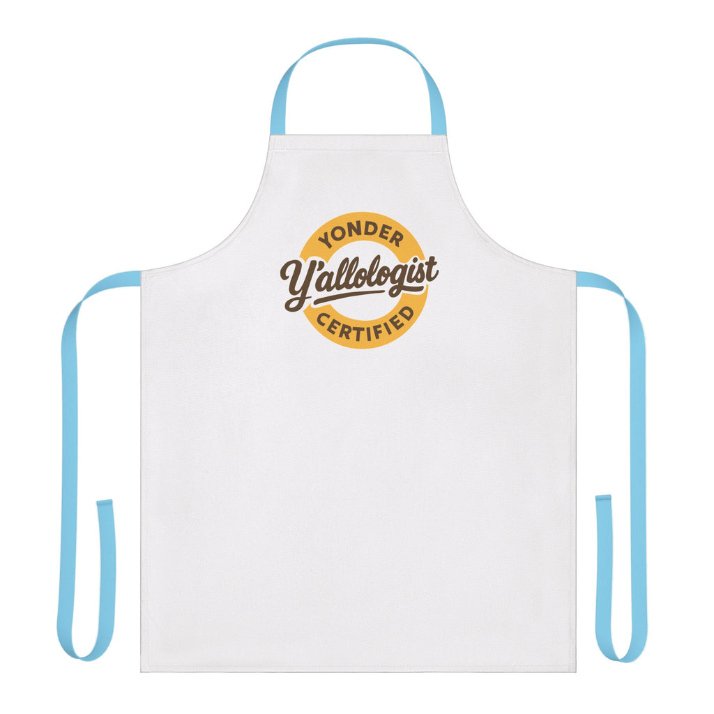 Y'allologist Round Logo Apron