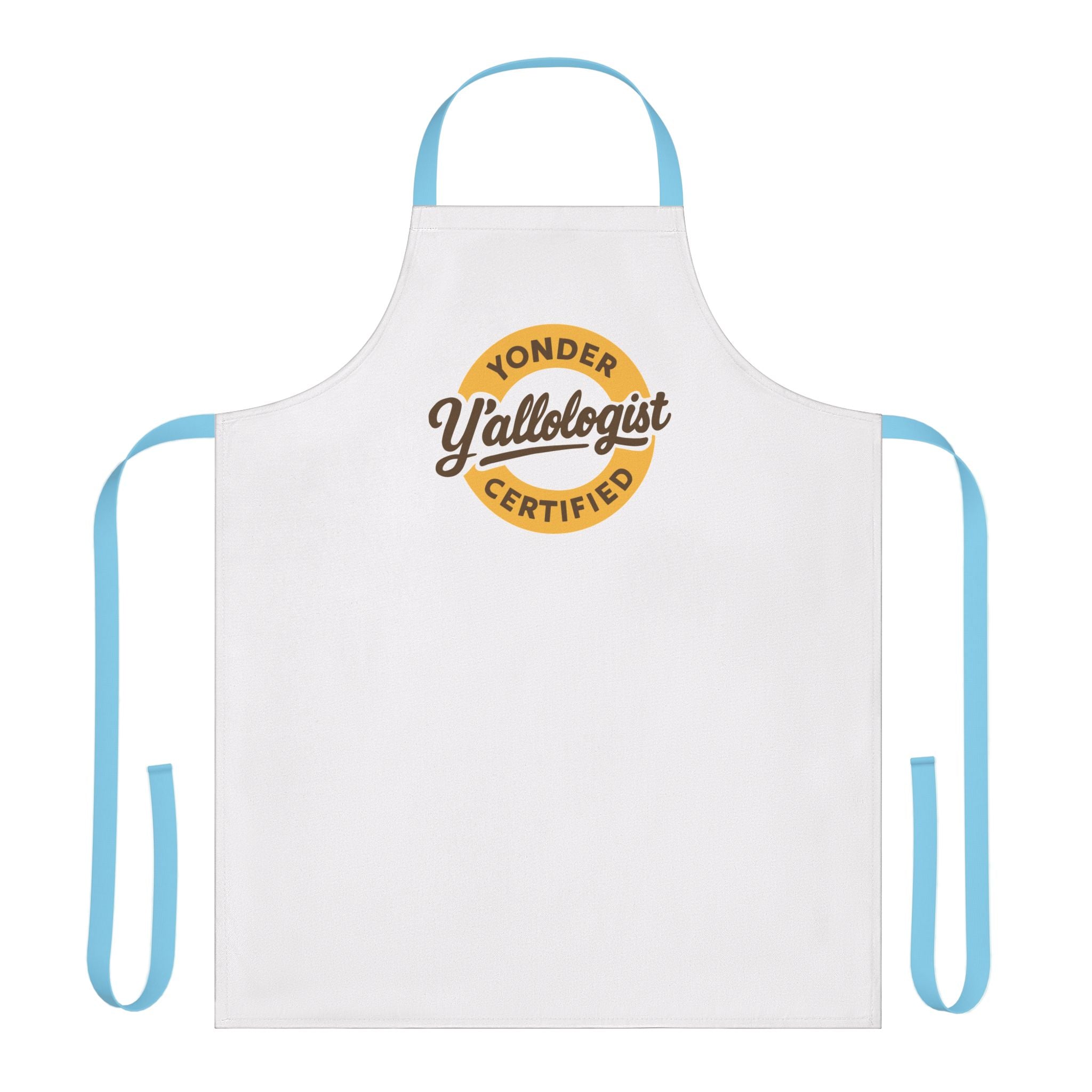 Y'allologist Round Logo Apron