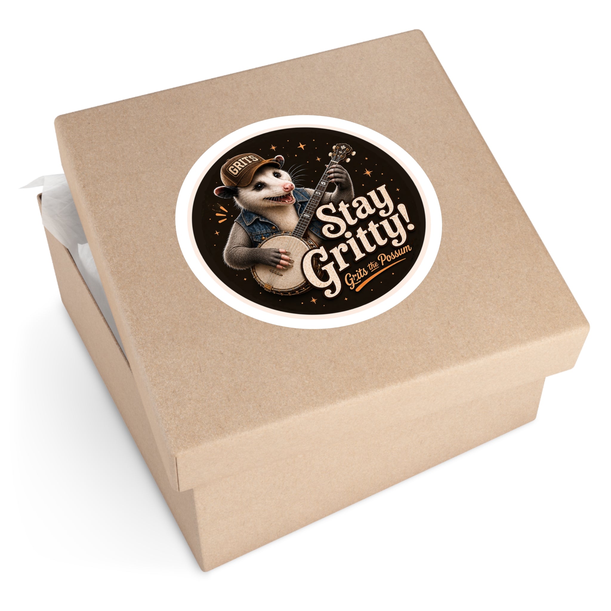 Grits & Stay Gritty! Certified Round Sticker