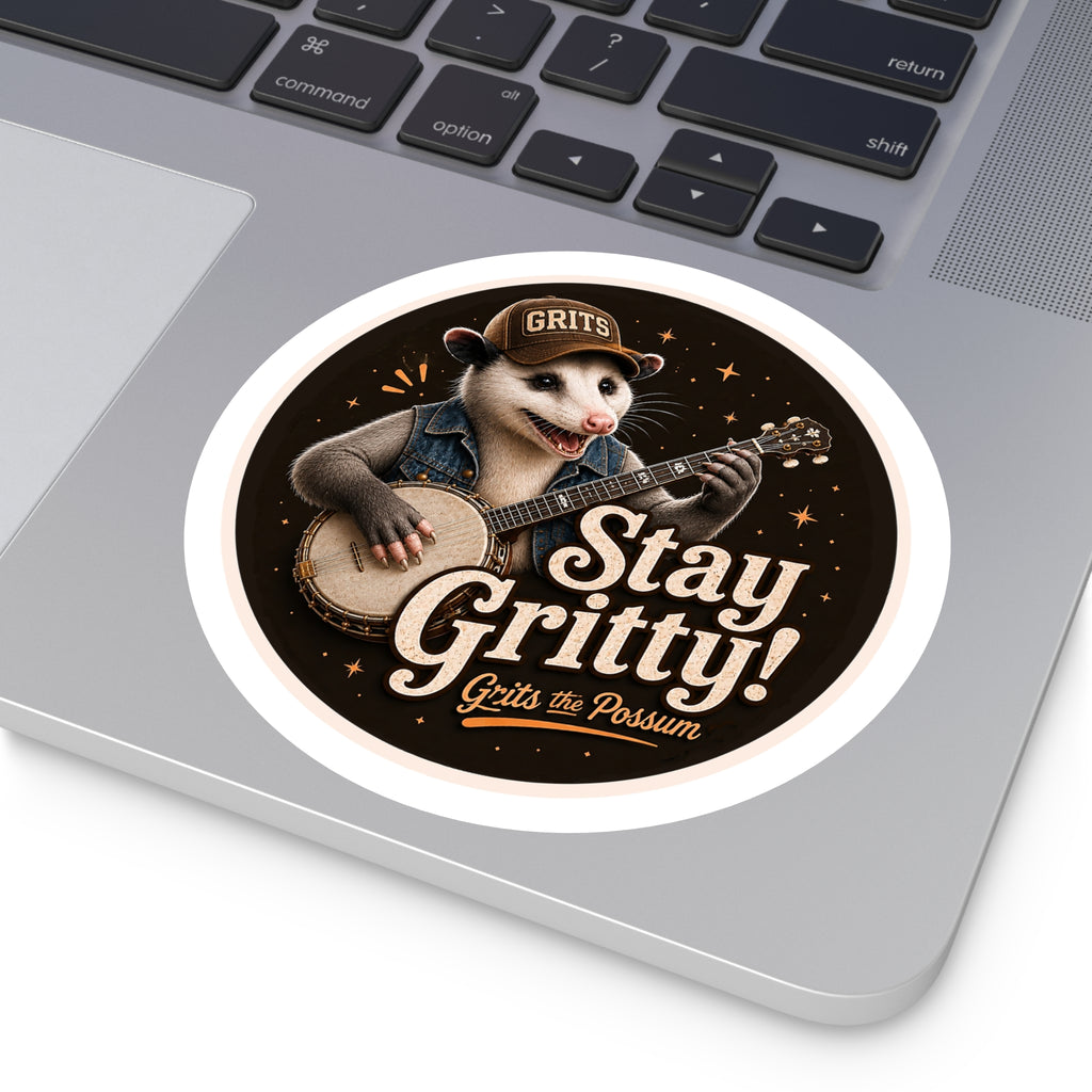 Grits & Stay Gritty! Certified Round Sticker