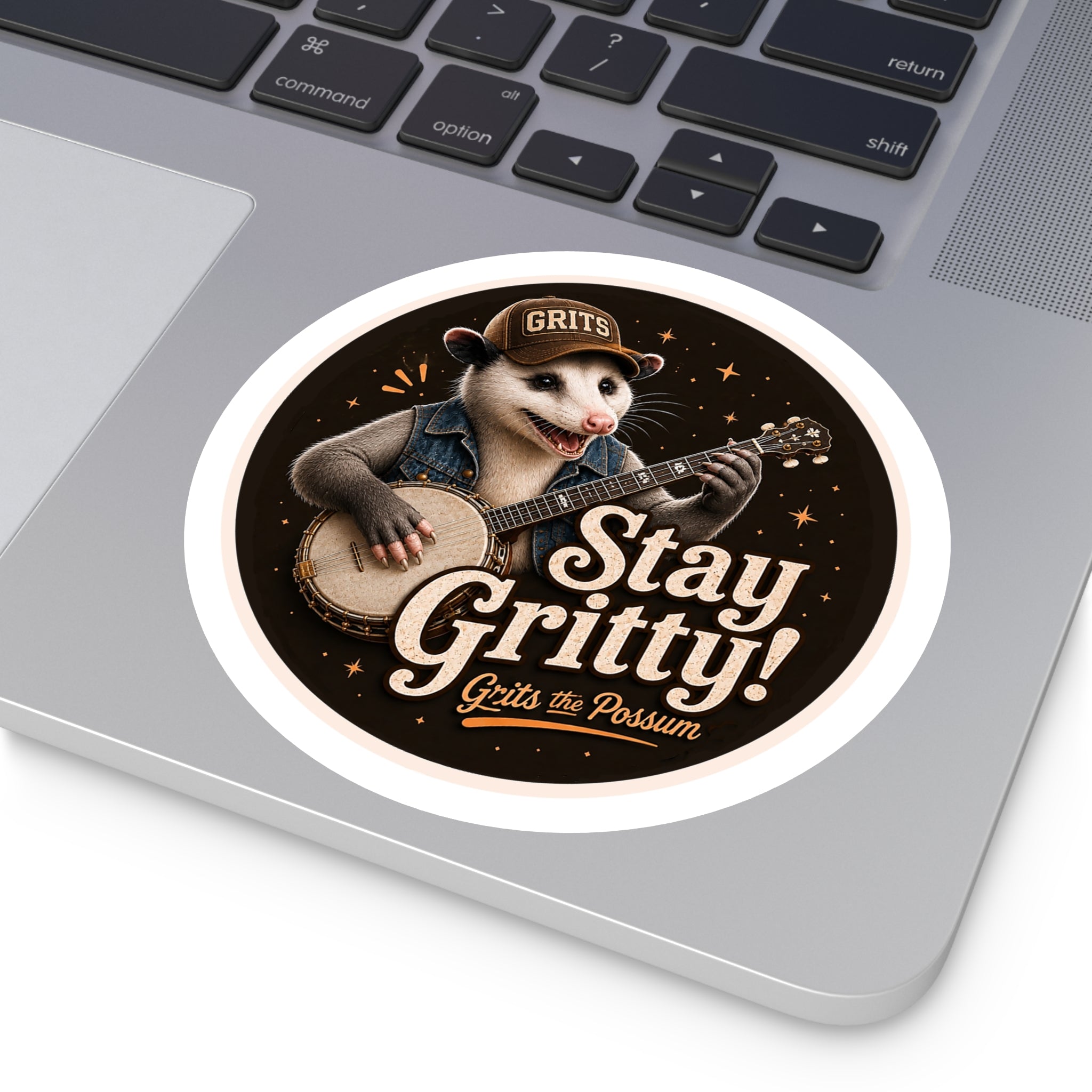 Grits & Stay Gritty! Certified Round Sticker