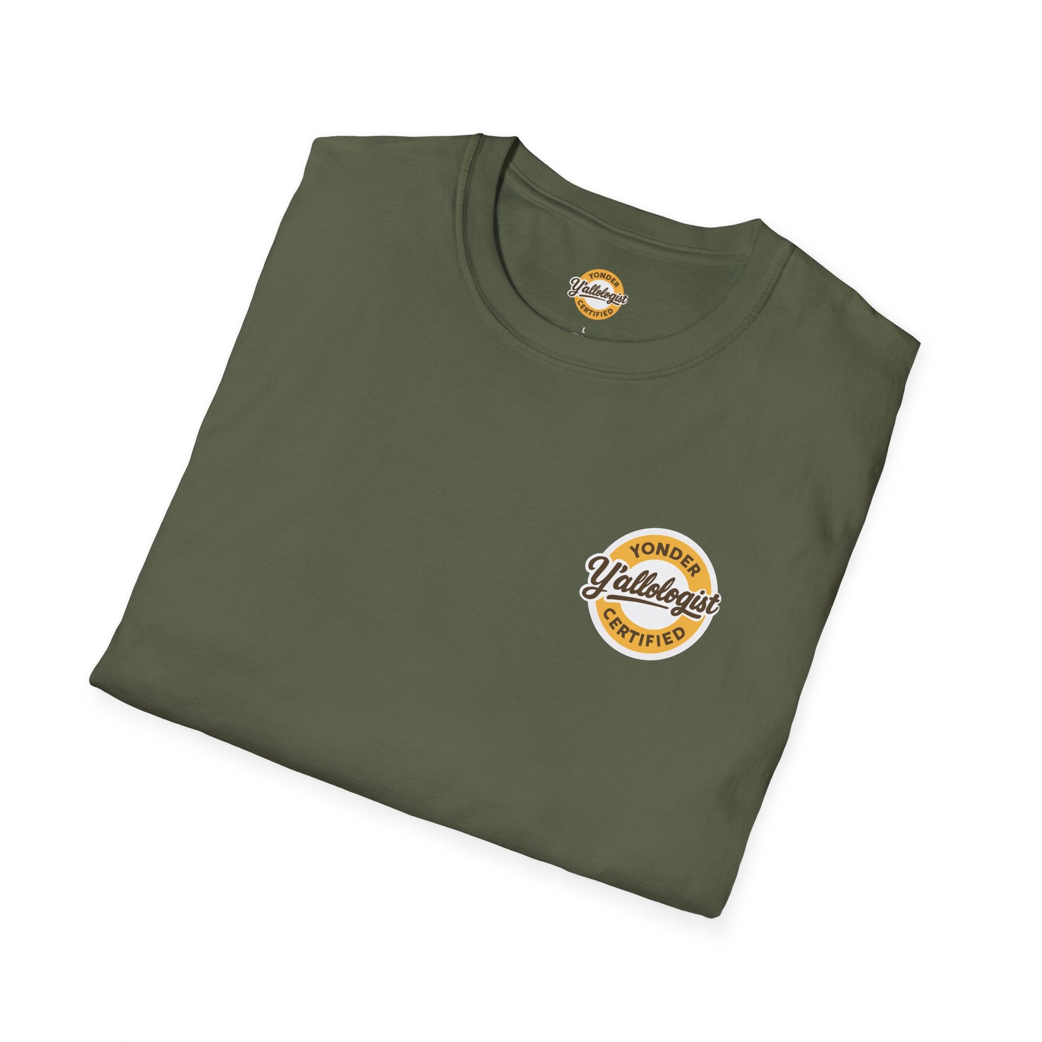 Y'allologist Front/ Stay Gritty! Grits Back Unisex T-Shirt