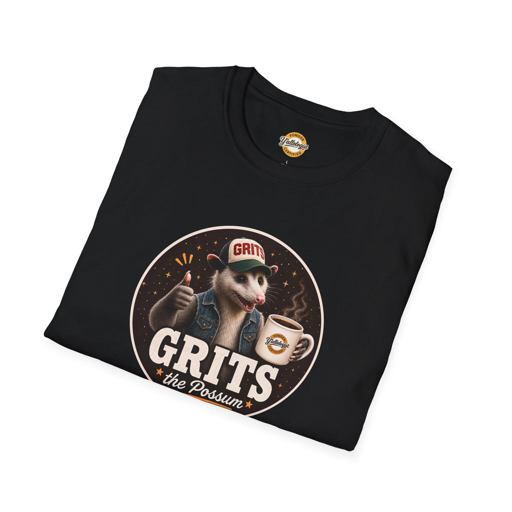 Grits the Possum with Y'allologist Mug Unisex T-Shirt